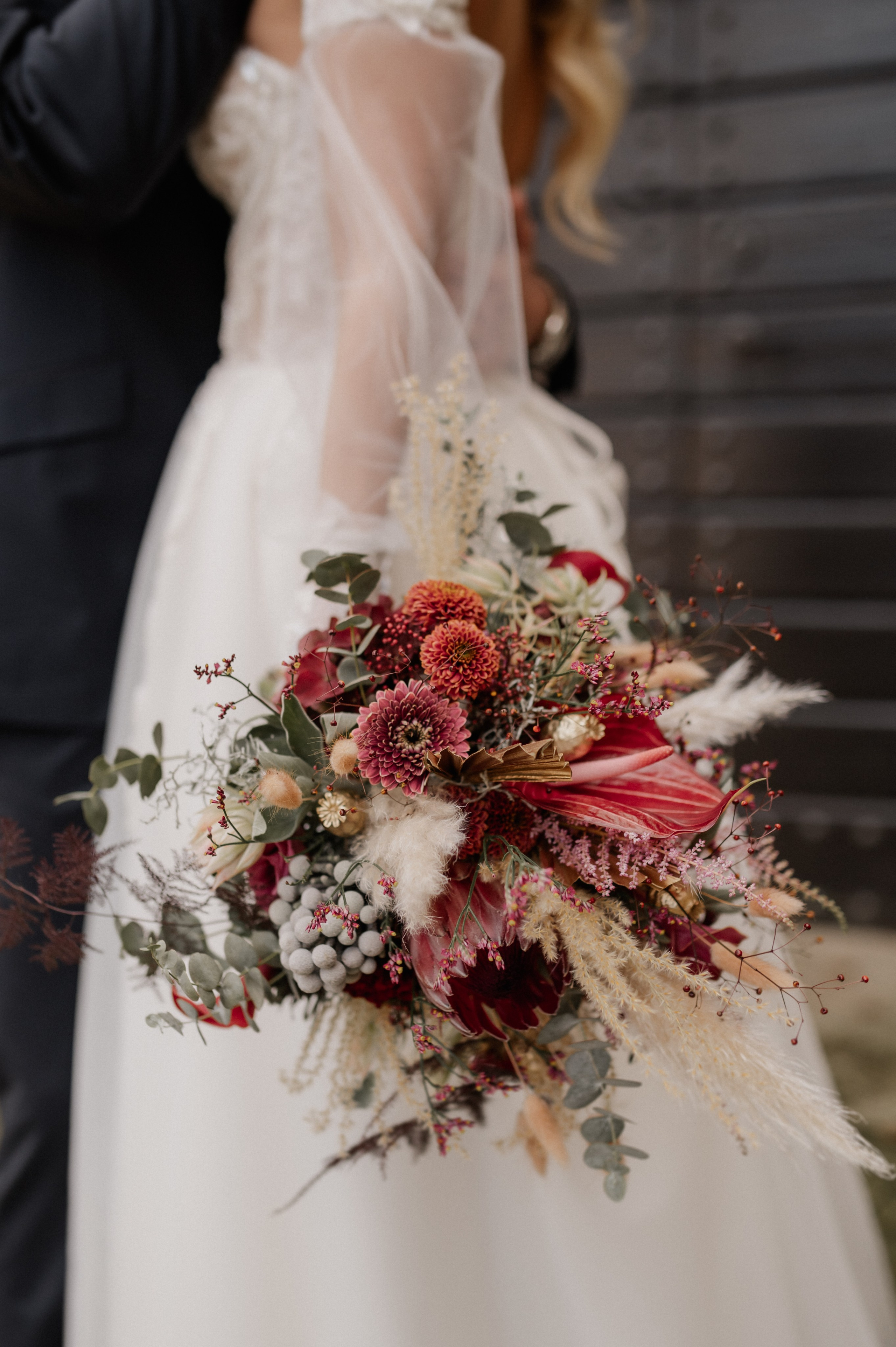 Brautpaarstrauß beim Heiraten in Wolframs-Eschenbach