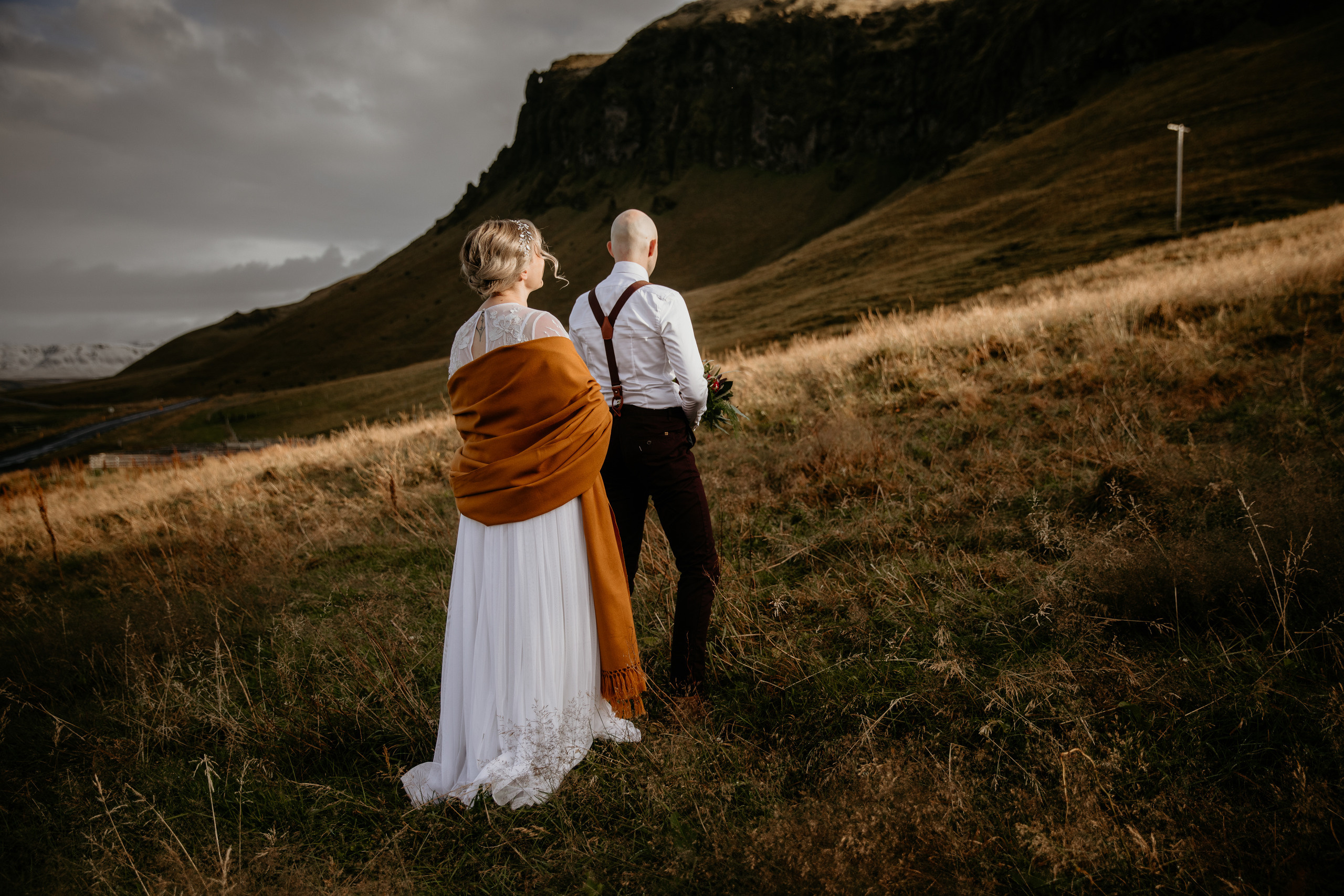 first look wedding in Iceland