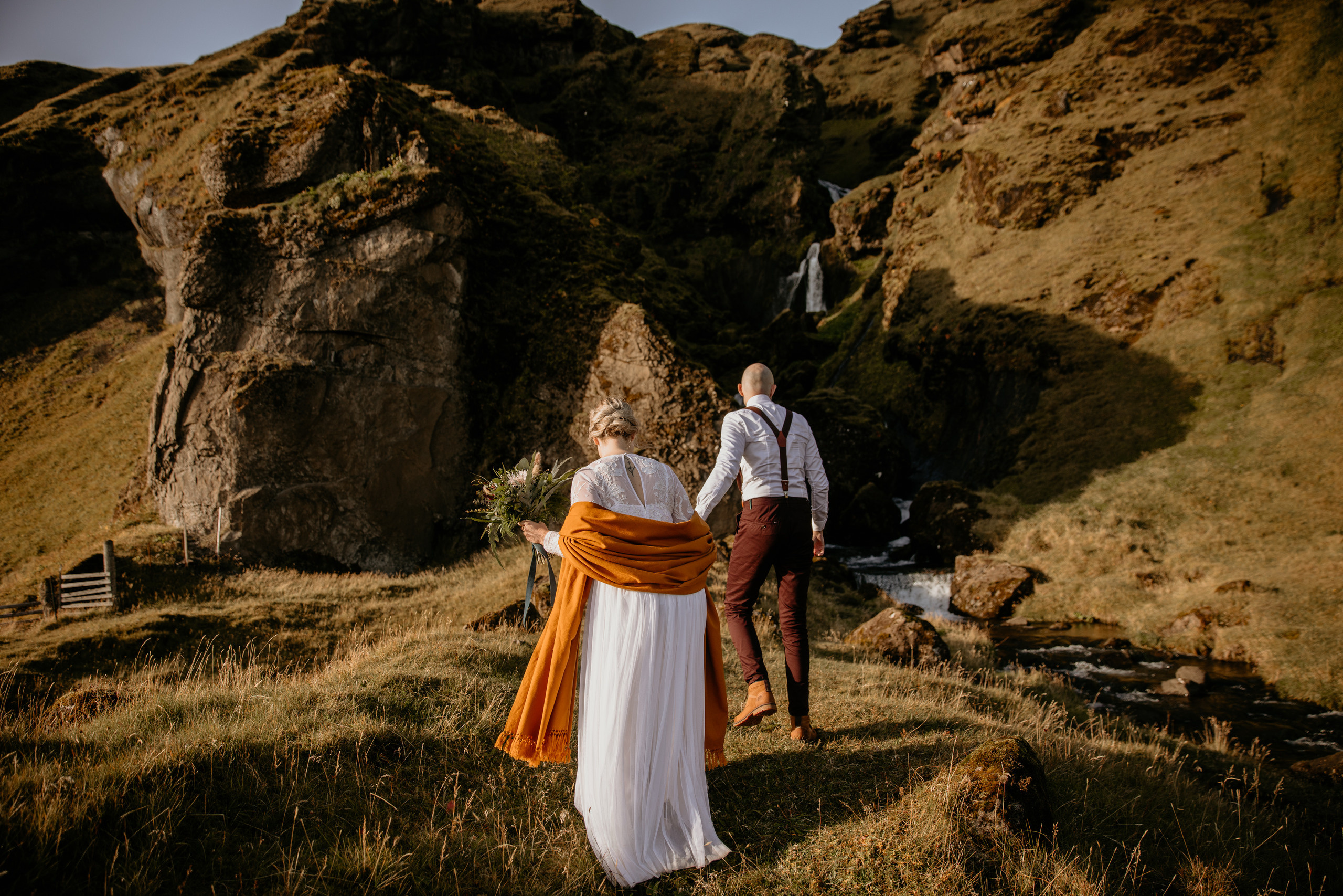 Covid Elopement in South Iceland. Iceland elopement photographer & videographer