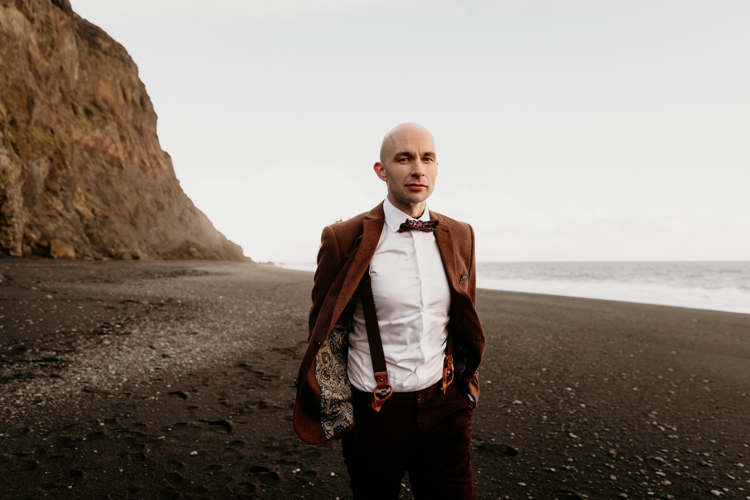 Covid Elopement in South Iceland. Iceland elopement photographer & videographer