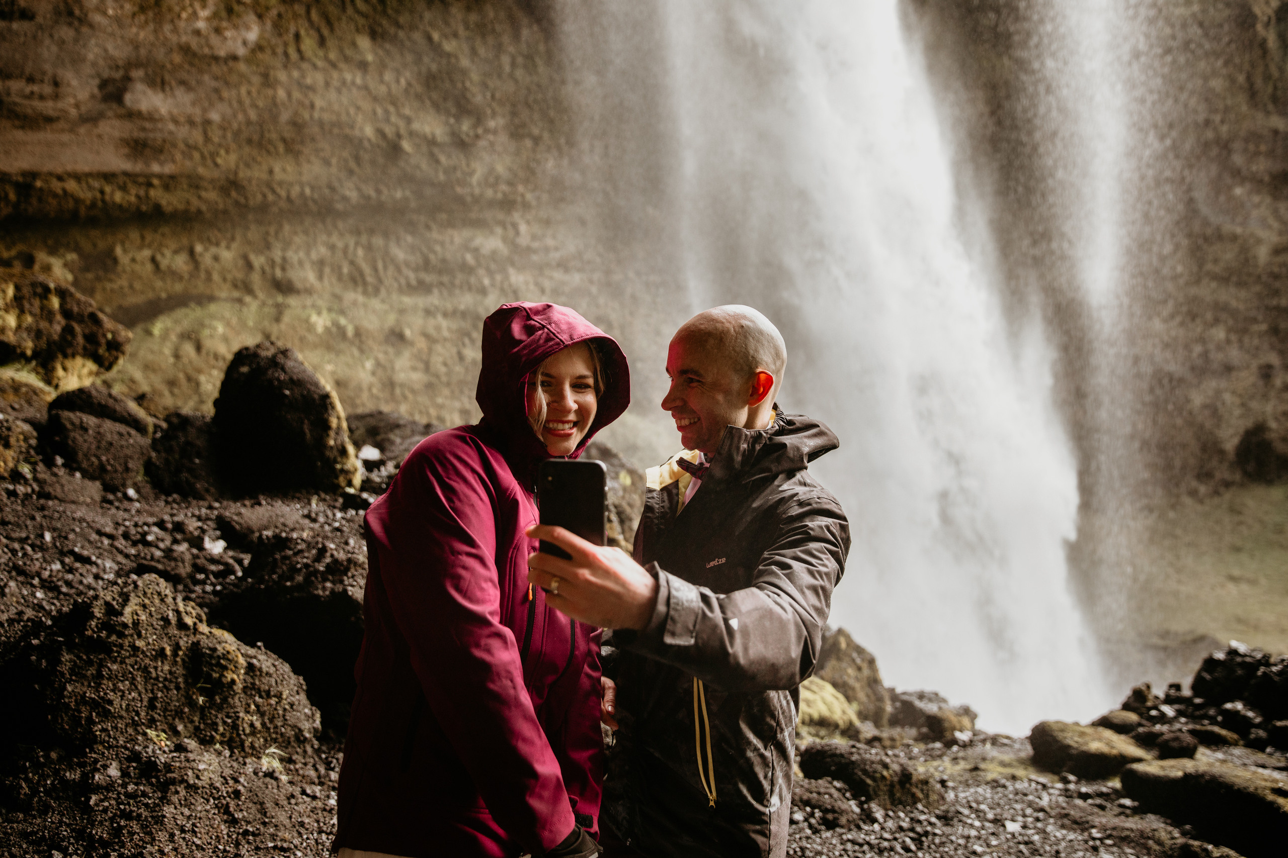 Covid Elopement in South Iceland. Iceland elopement photographer & videographer