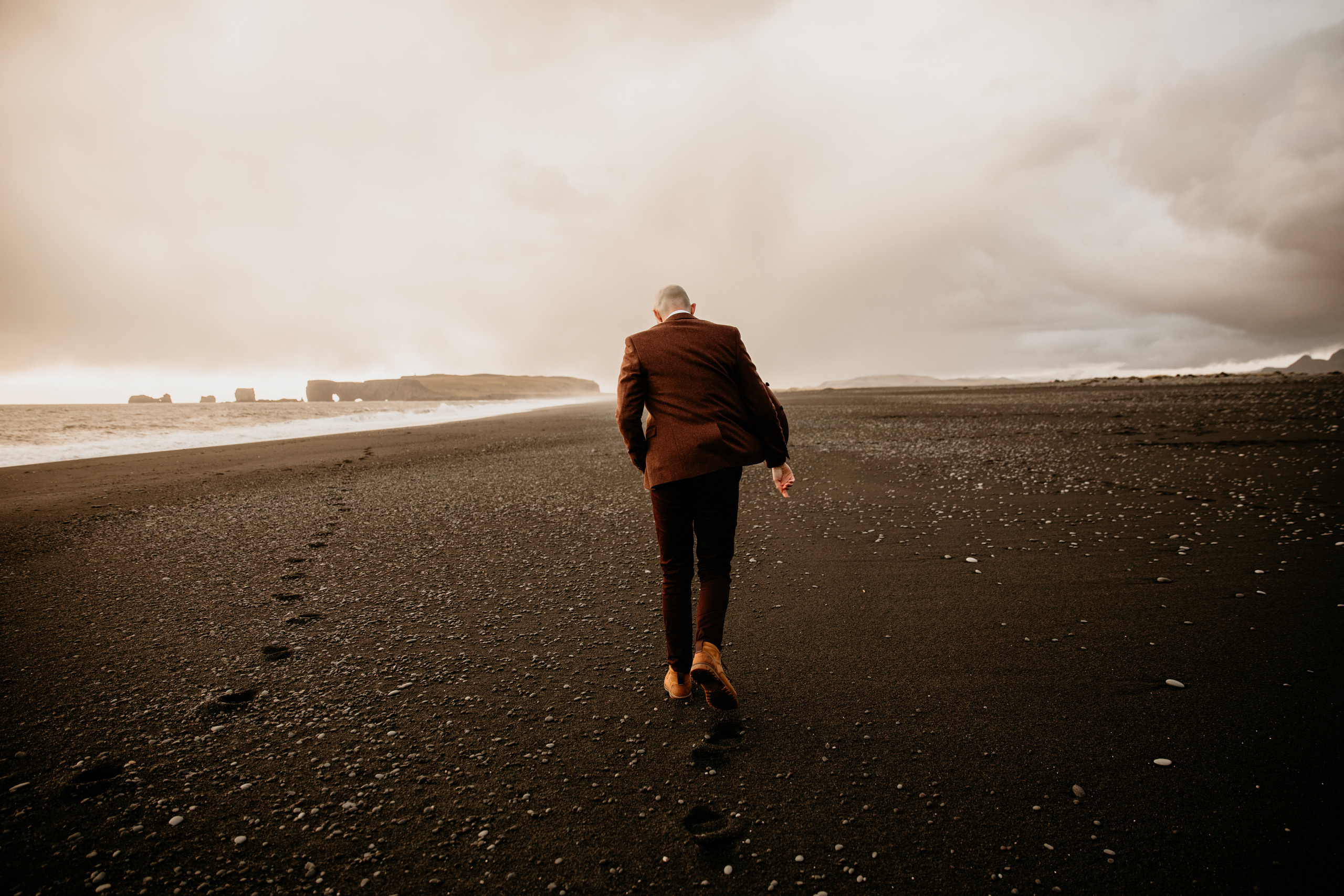 Covid Elopement in South Iceland. Iceland elopement photographer & videographer