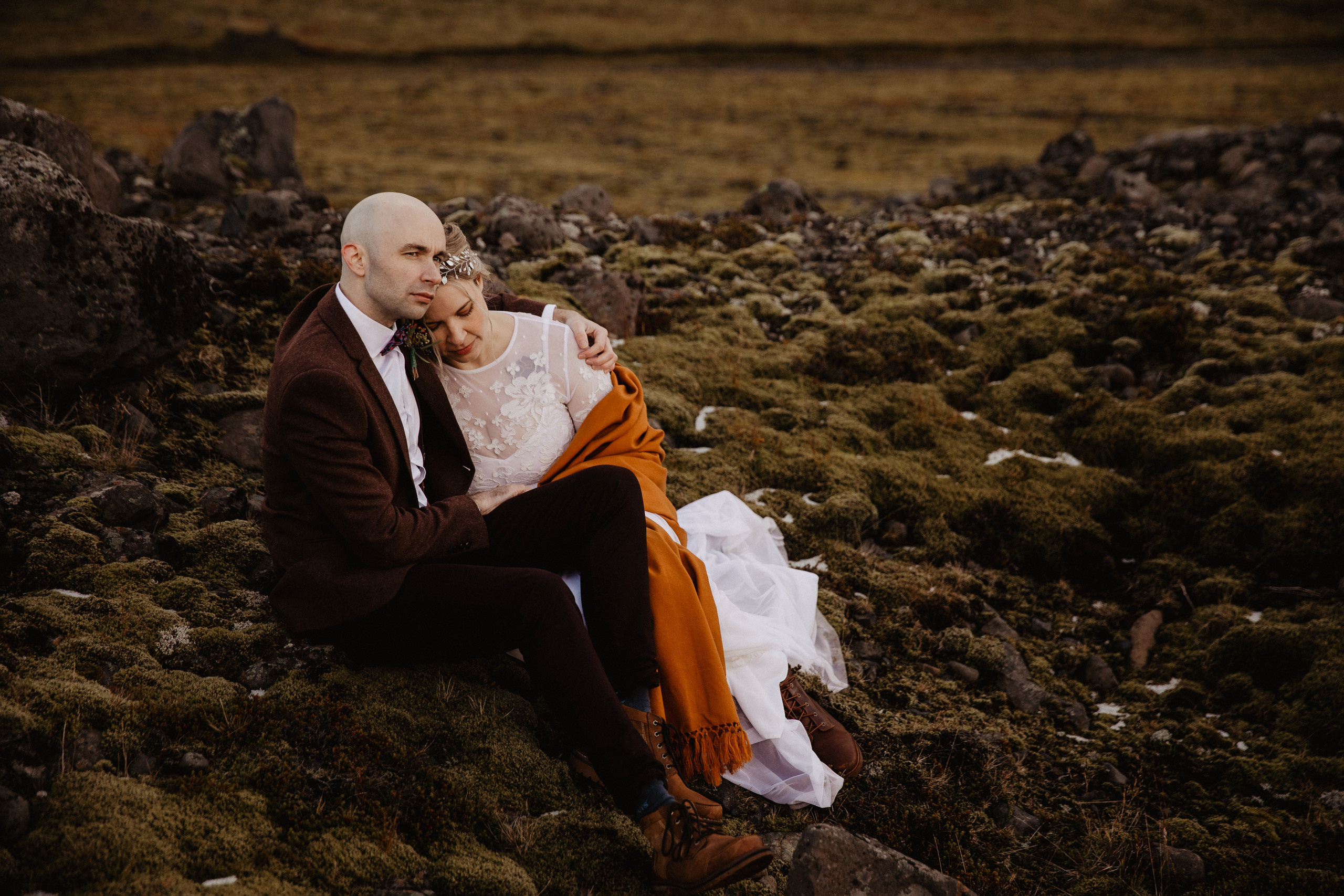 Covid Elopement in South Iceland. Iceland elopement photographer & videographer