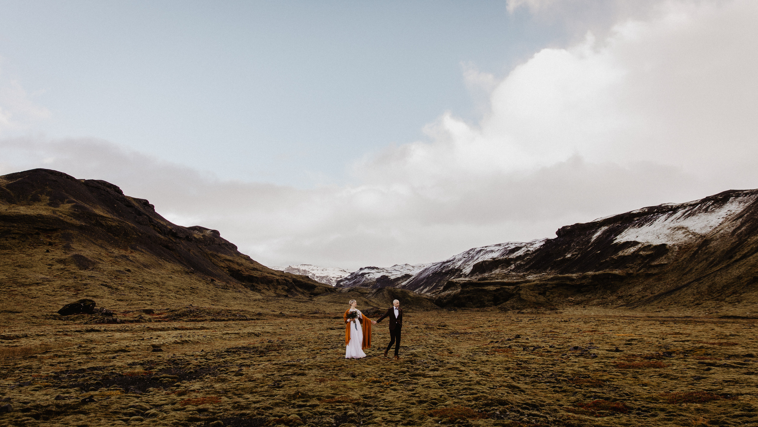Covid Elopement in South Iceland. Iceland elopement photographer & videographer