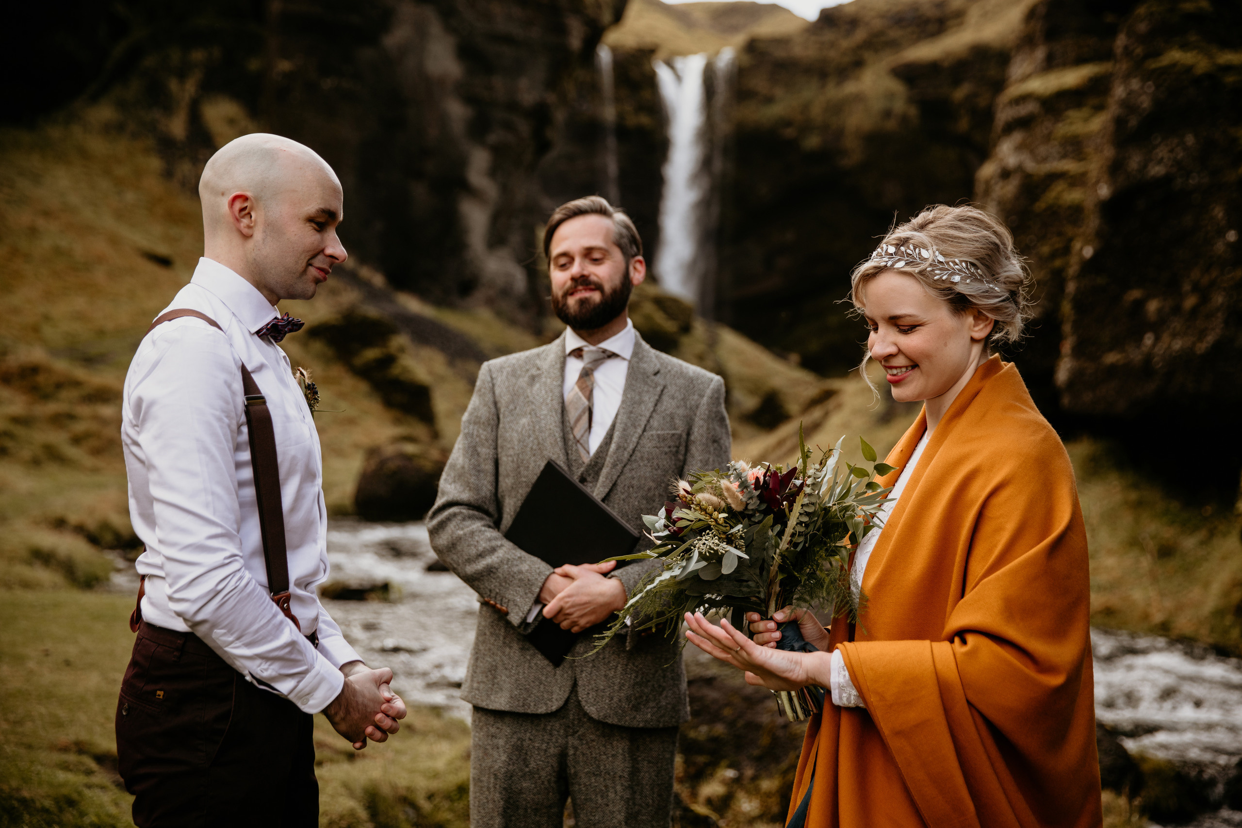 Covid Elopement in South Iceland. Iceland elopement photographer & videographer