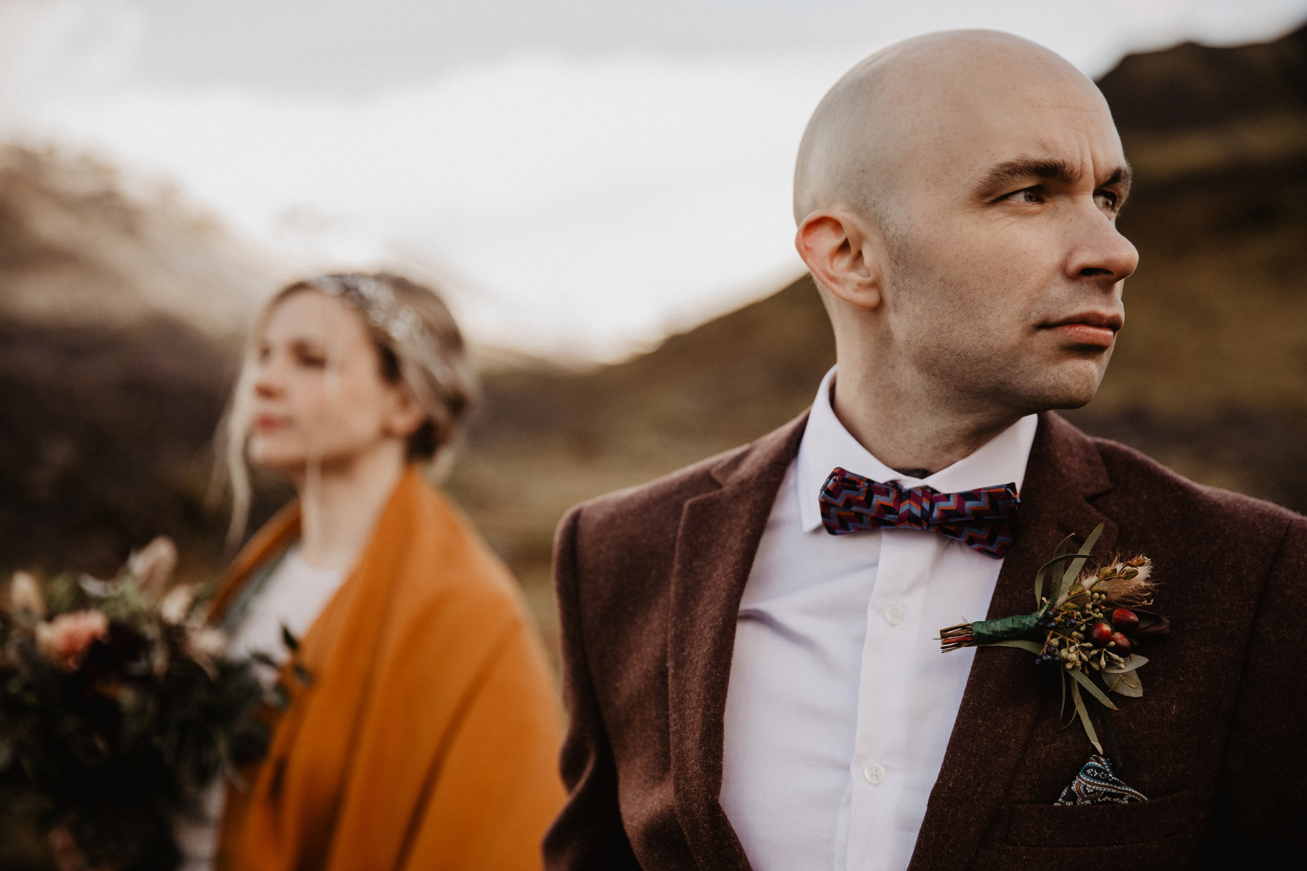 Covid Elopement in South Iceland. Iceland elopement photographer & videographer