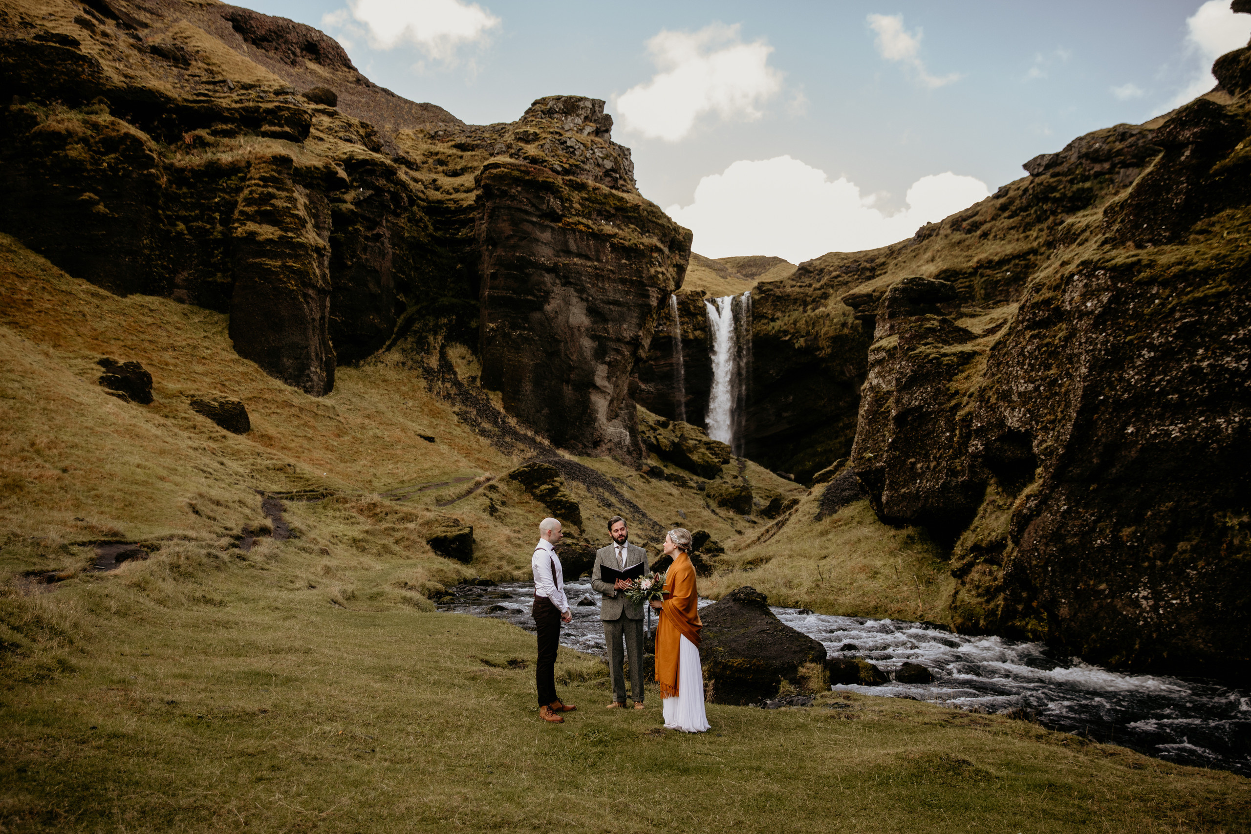 Covid Elopement in South Iceland. Iceland elopement photographer & videographer