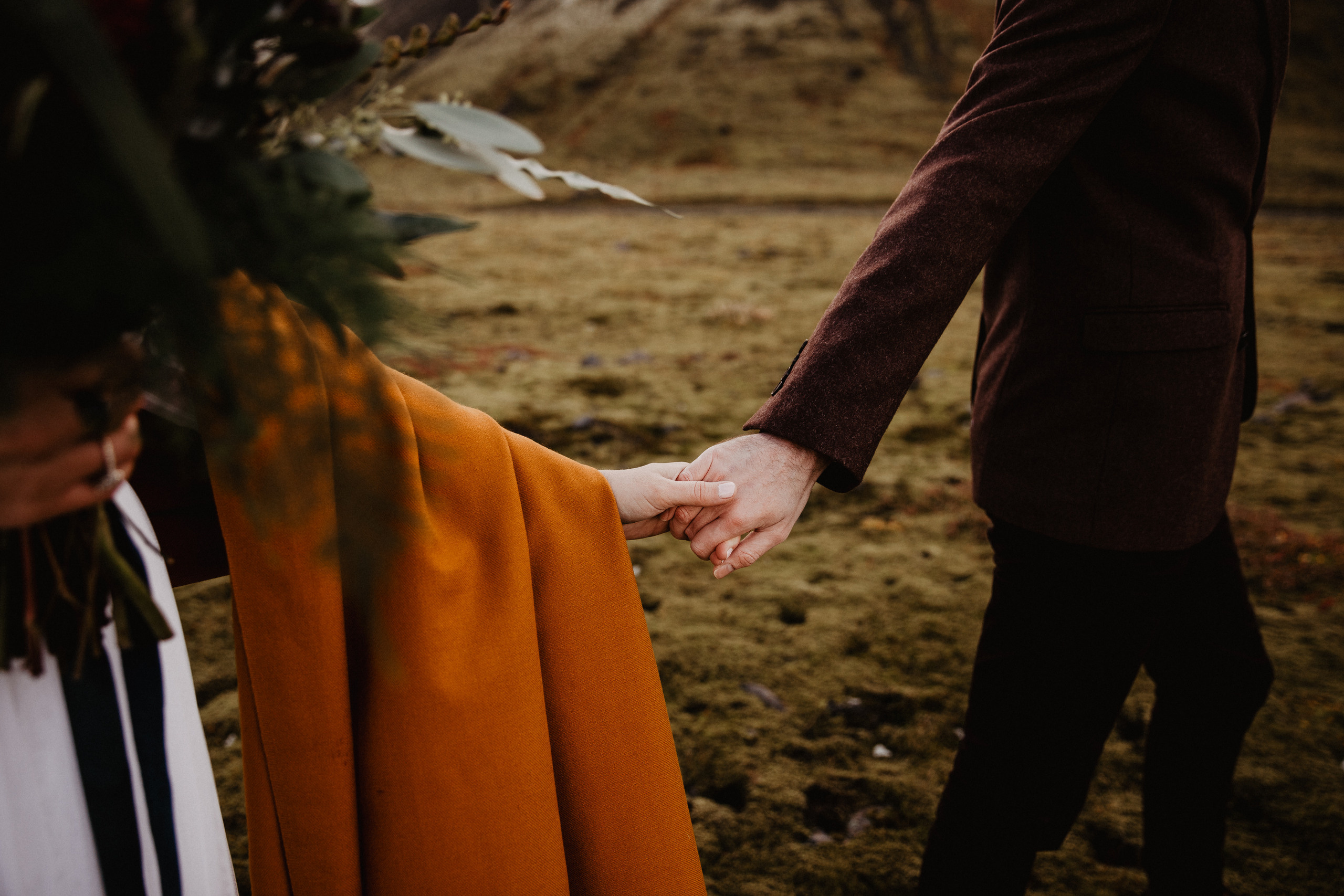 Covid Elopement in South Iceland. Iceland elopement photographer & videographer