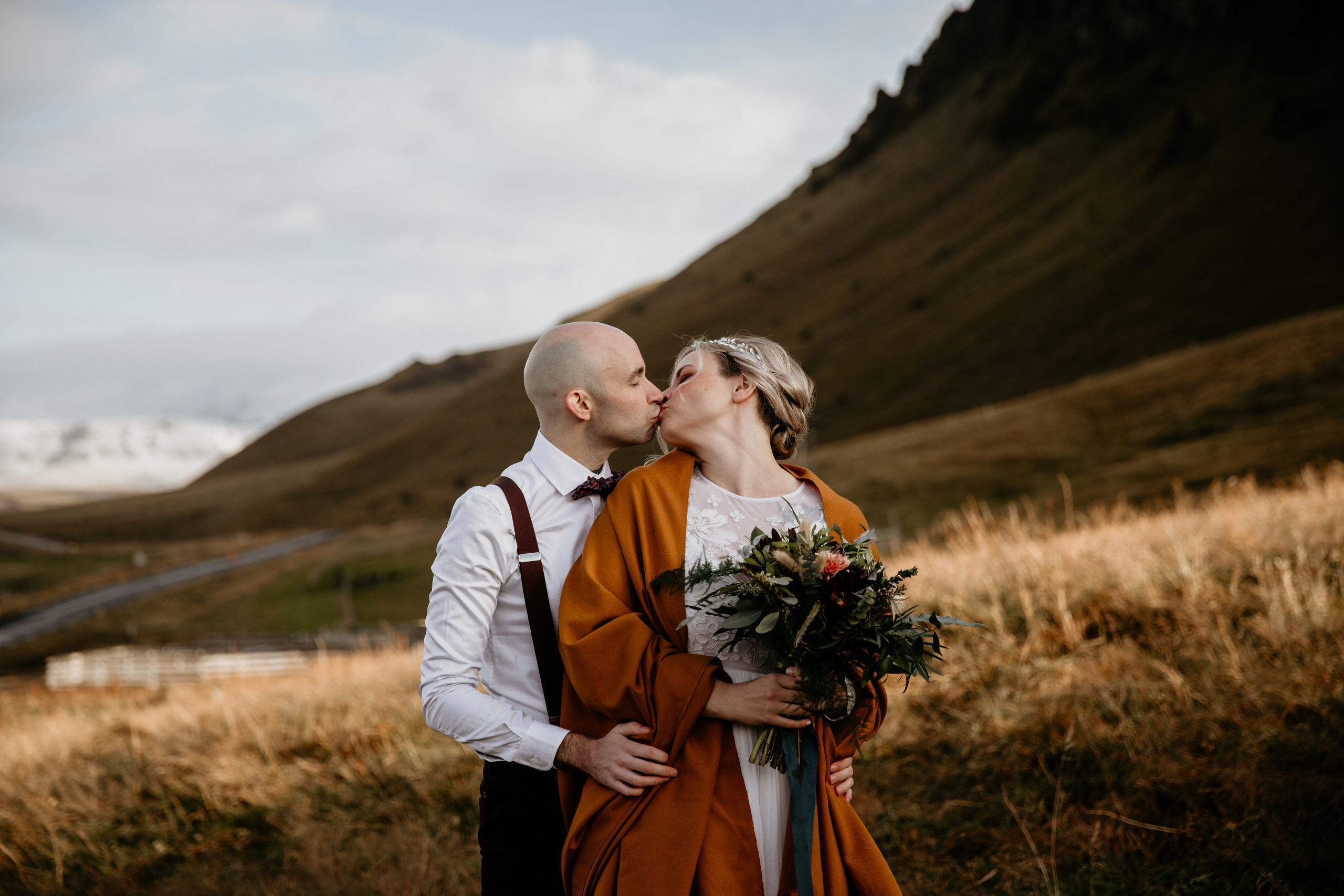 Covid Elopement in South Iceland. Iceland elopement photographer & videographer