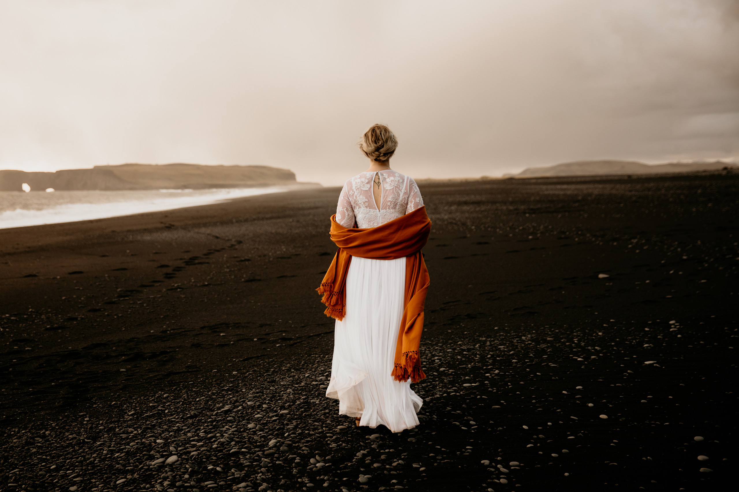 Covid Elopement in South Iceland. Iceland elopement photographer & videographer