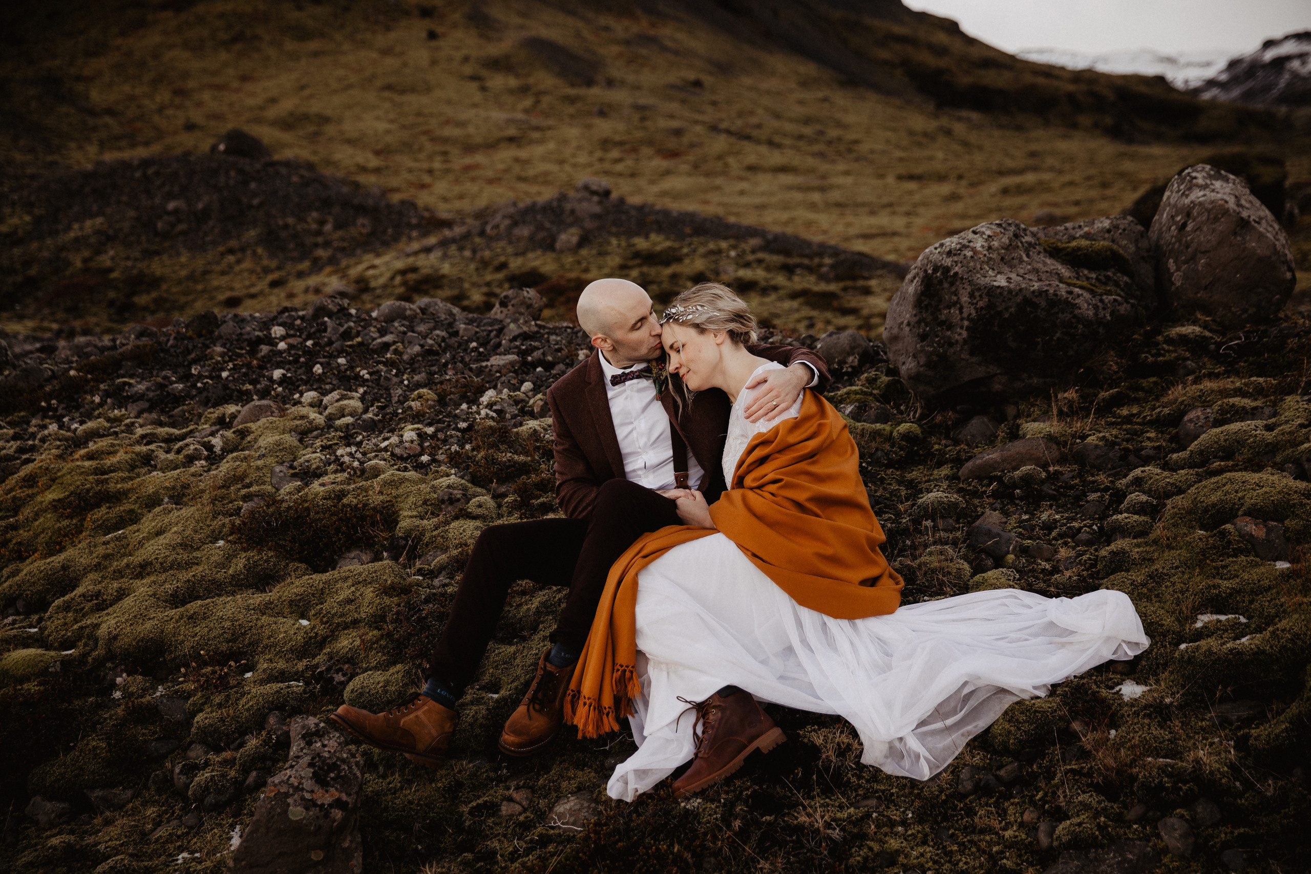 Covid Elopement in South Iceland. Iceland elopement photographer & videographer