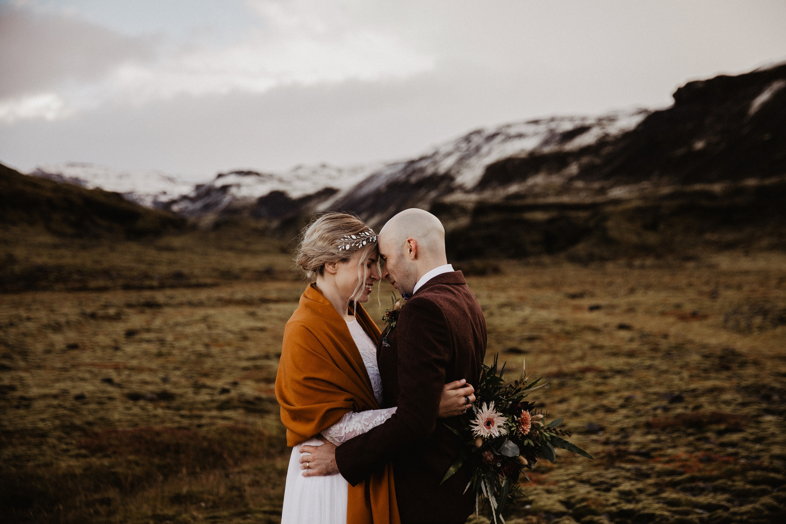 Covid Elopement in South Iceland. Iceland elopement photographer & videographer