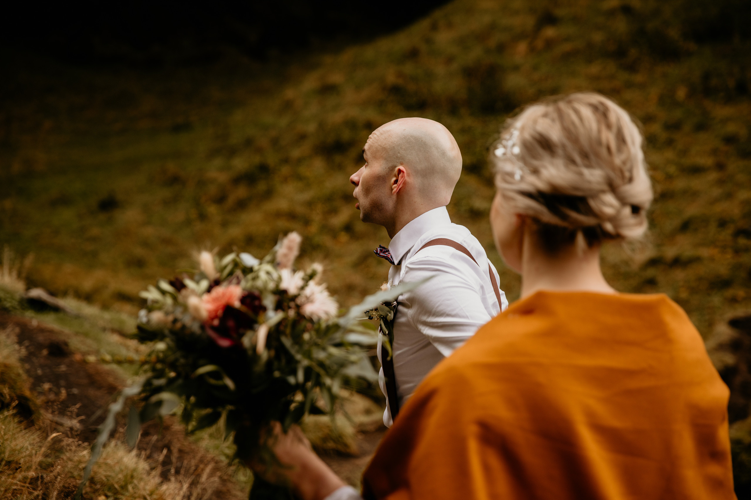 Covid Elopement in South Iceland. Iceland elopement photographer & videographer