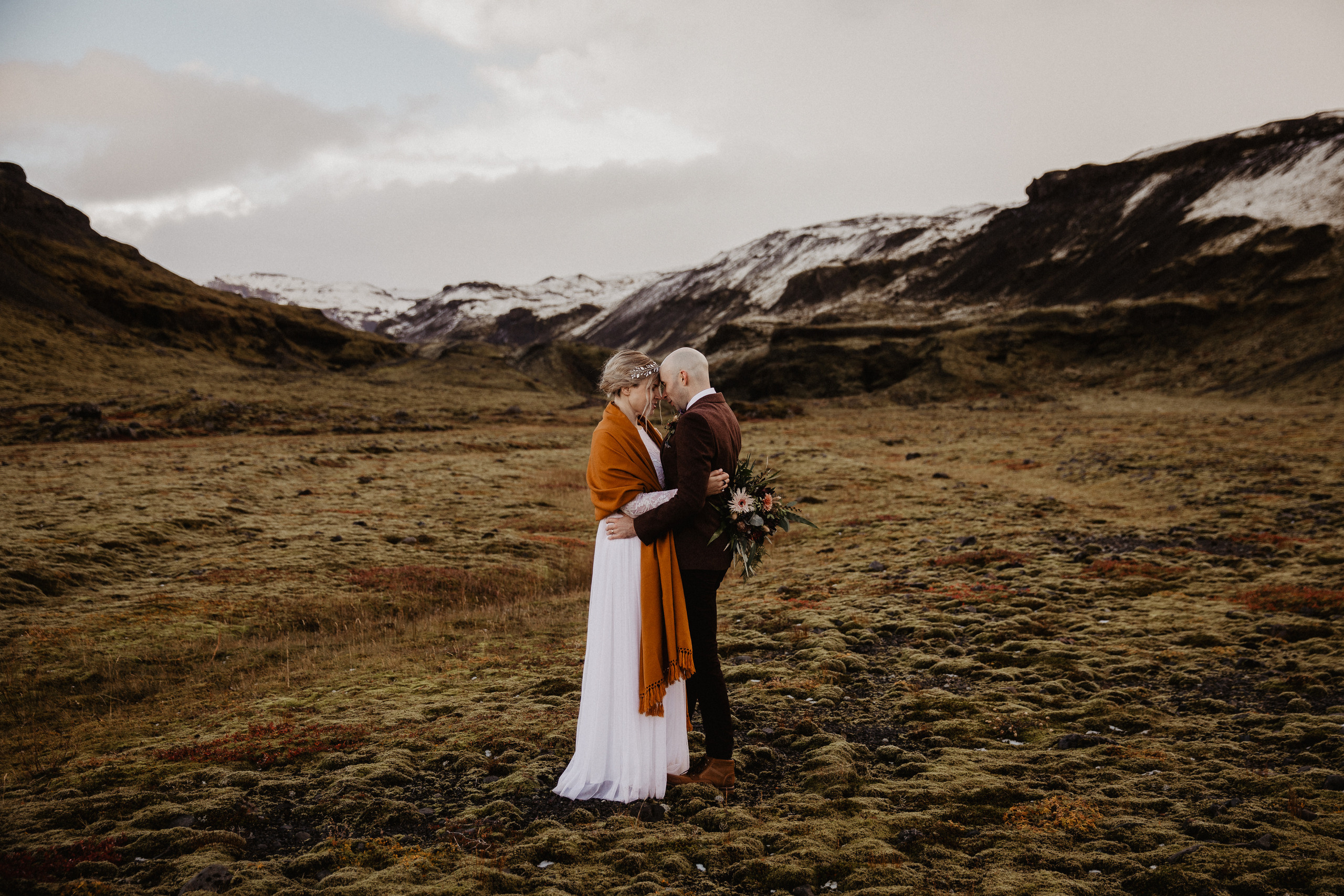 Covid Elopement in South Iceland. Iceland elopement photographer & videographer