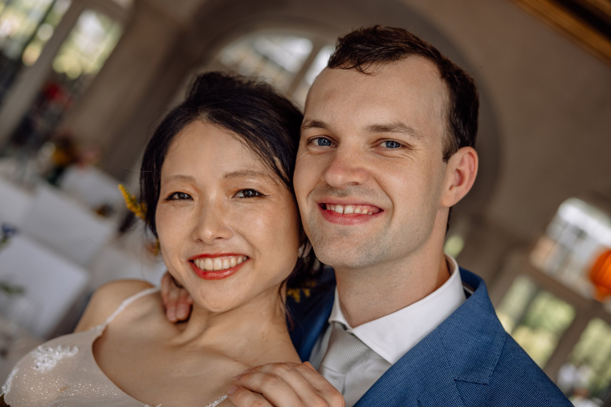 Café im Botanischen Garten. Deutsche - Japanische Hochzeit. Hochzeitsfotograf München Taufe Familienfotograf Tanja Mauke