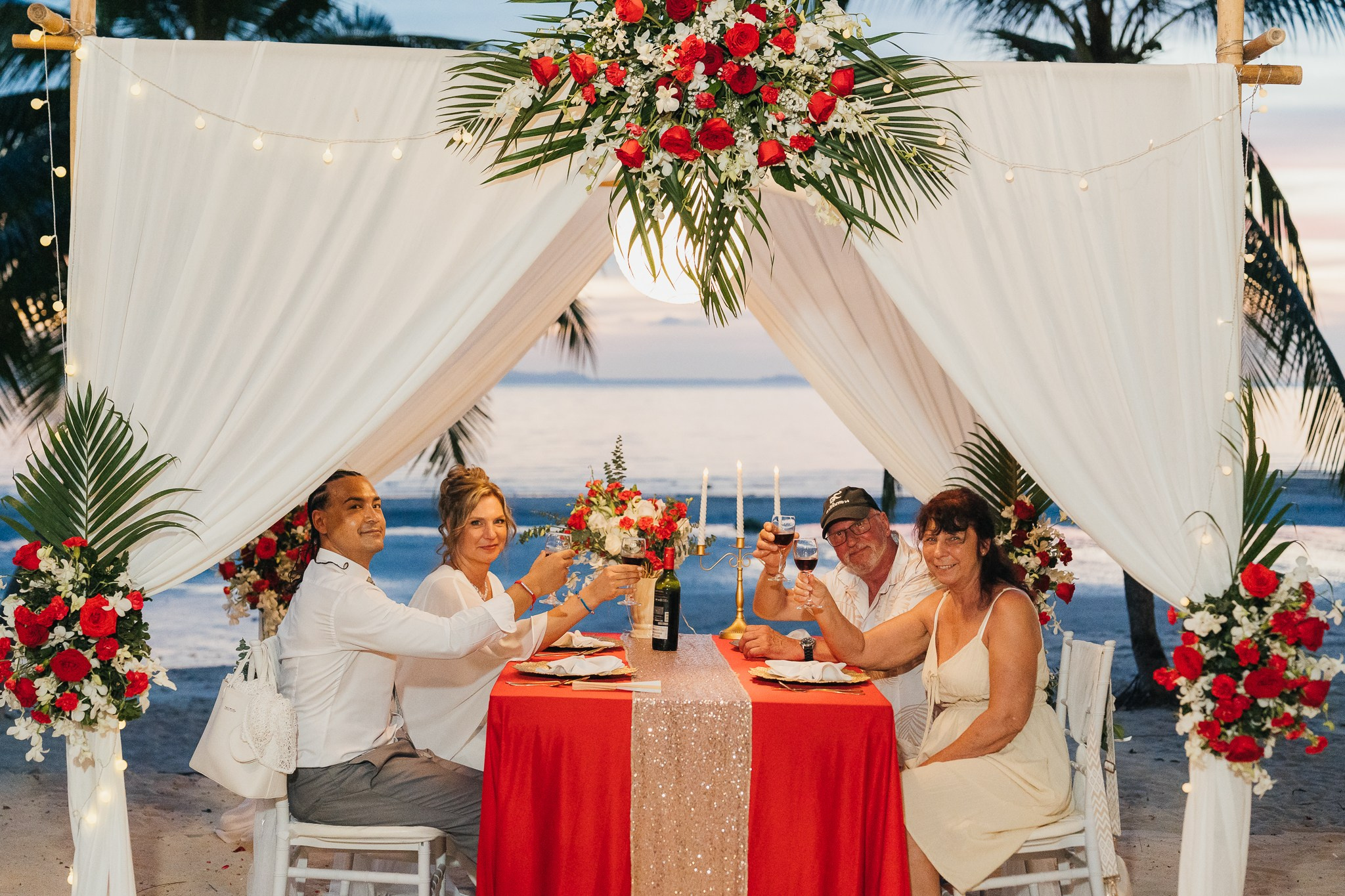 Western ceremony. Wedding on Koh Samui, Thailand
