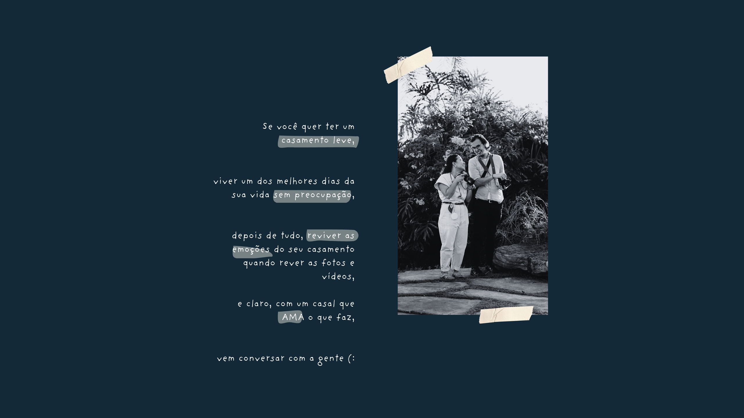 Sobre nós. Congiu Wedding