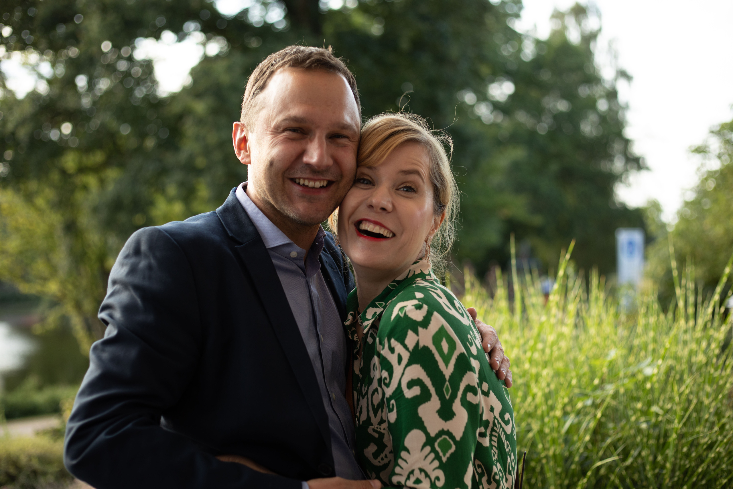 Trauzeuge mit seine Frau, Porträt