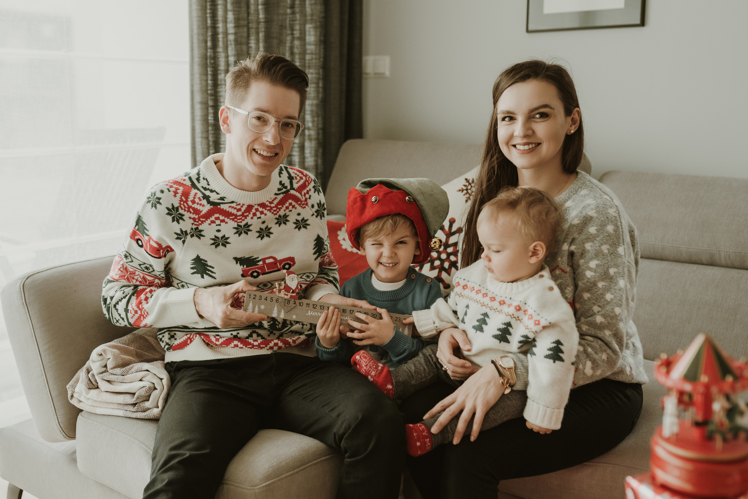 Świąteczna sesja w szklarni. Karkowskafoto - fotografia miłości