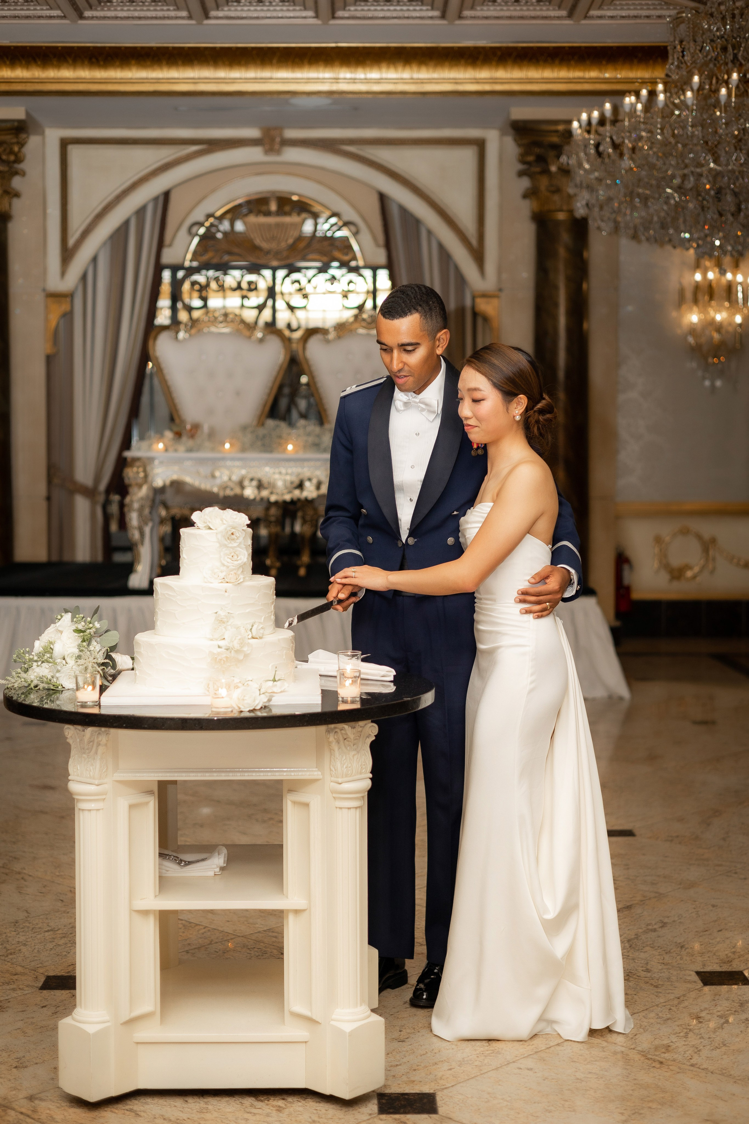 Conner Wiburn & Esther Roh in The Venetian in Garfield, NJ. Wedding Photo & Video
