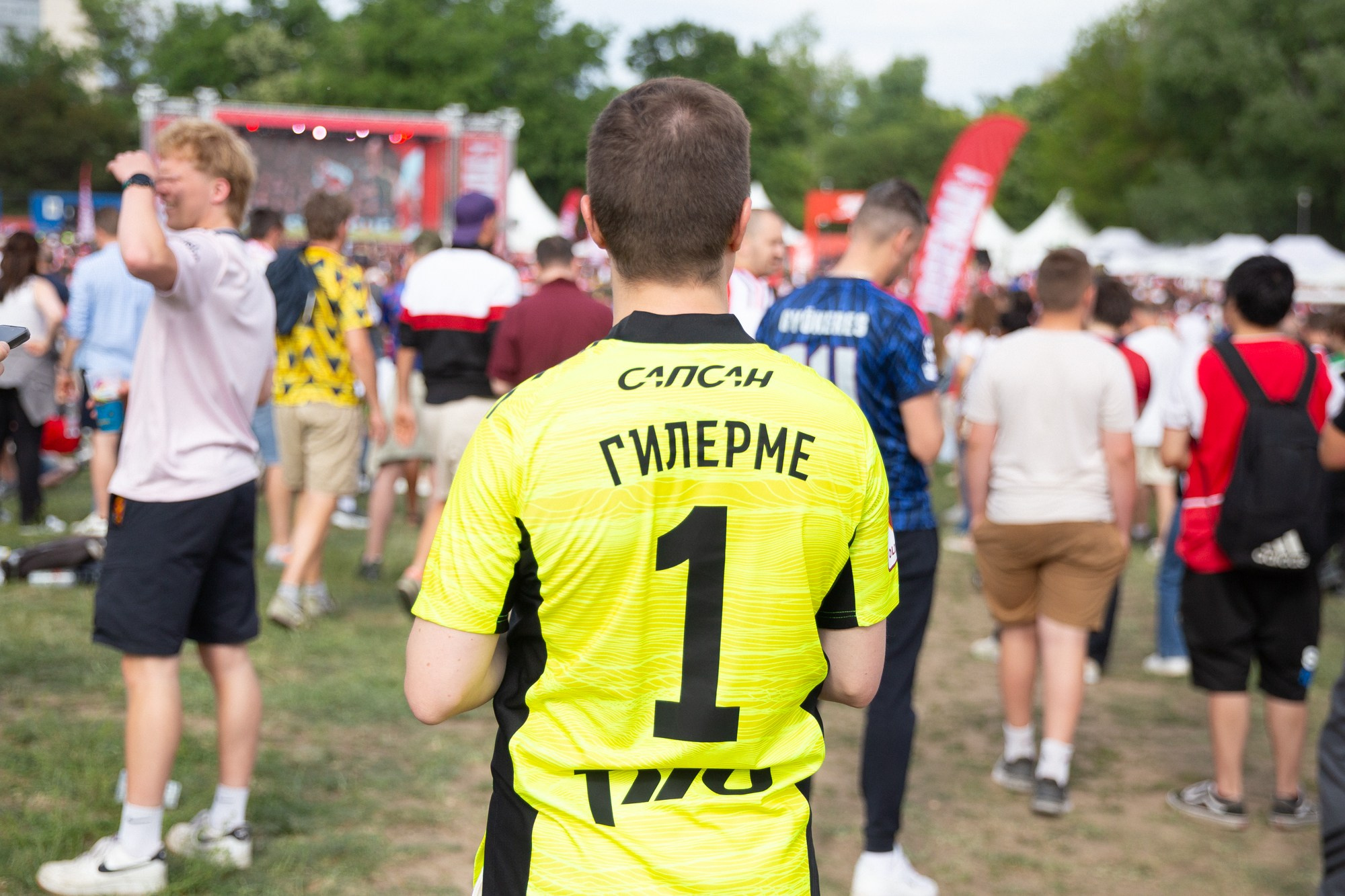 UEFA Champions League Final. Arsenal vs PSG. Budapest 2026. Arsenal Fan Zone. Photographer in Budapest — Yura Knyazev