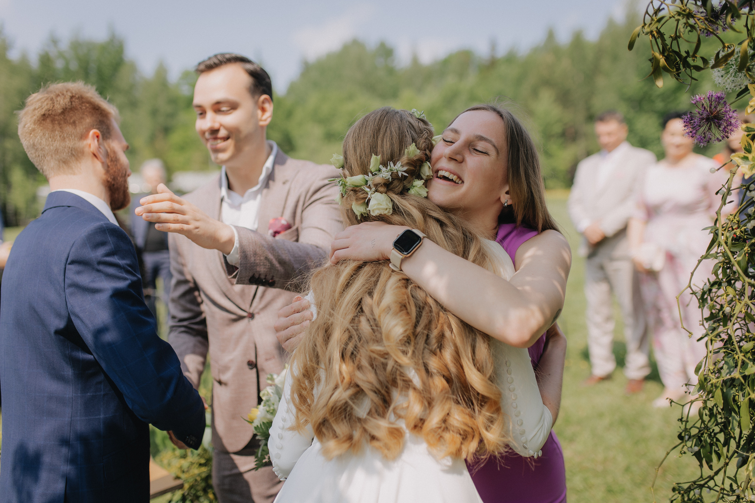 Vestuvinė fotosesija Food in the wood