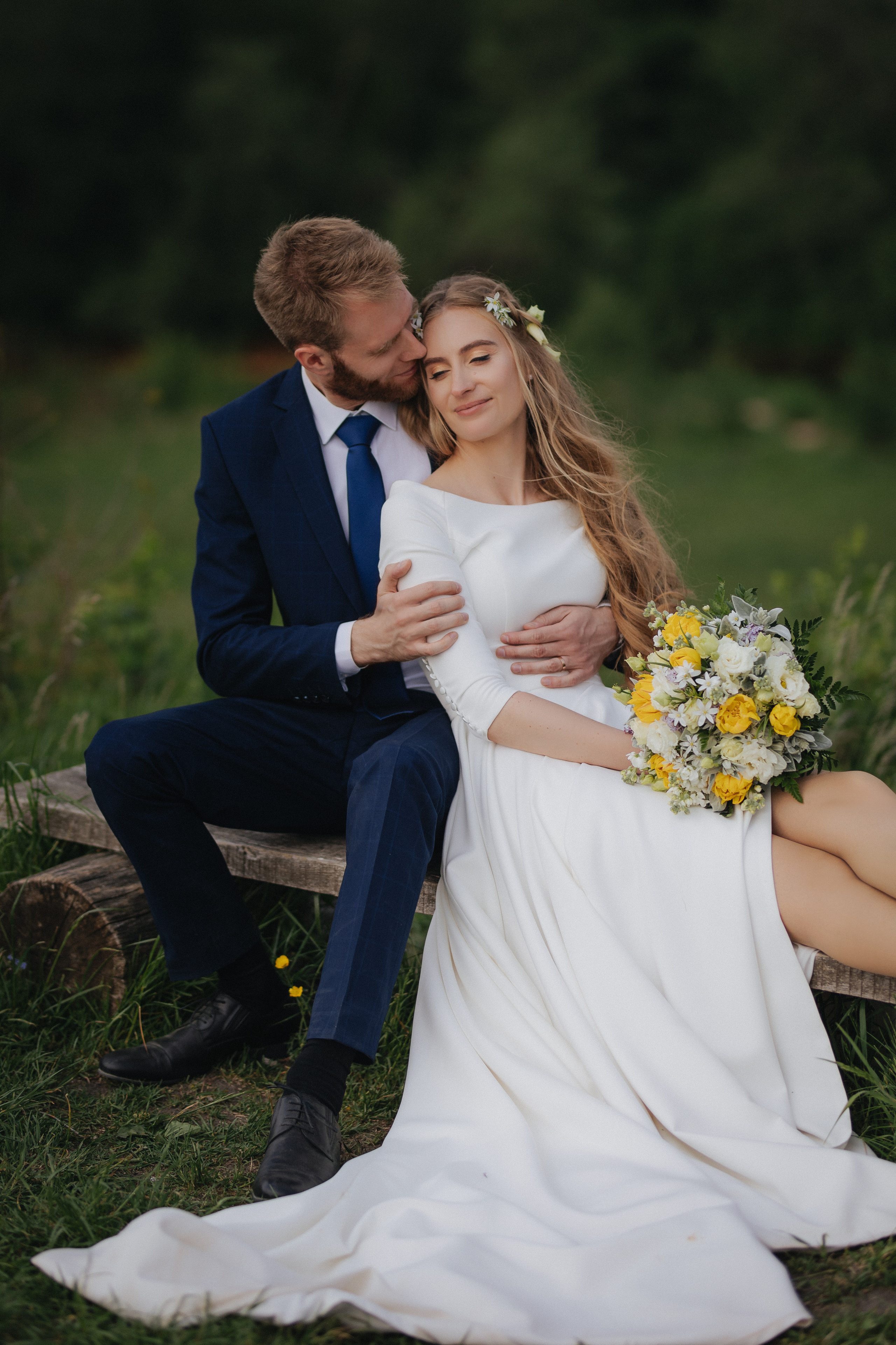 Vestuvinė fotosesija Food in the wood