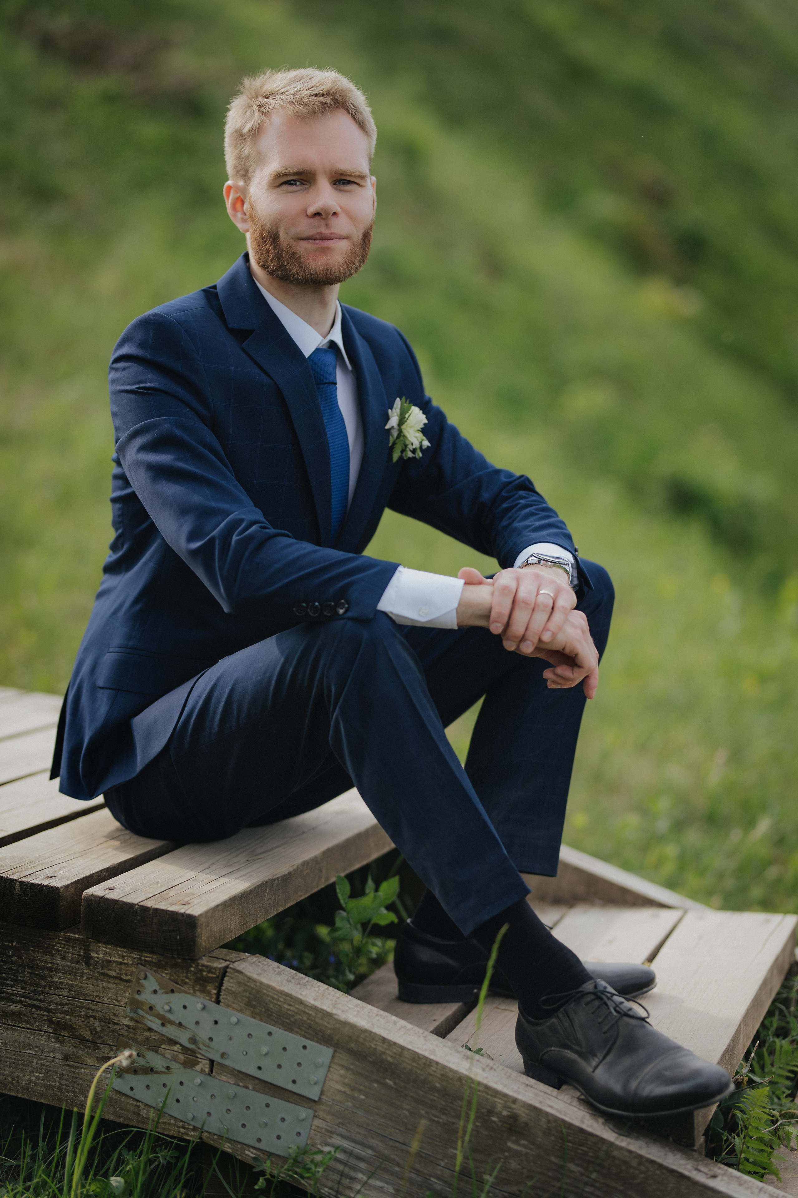 Vestuvinė fotosesija Food in the wood