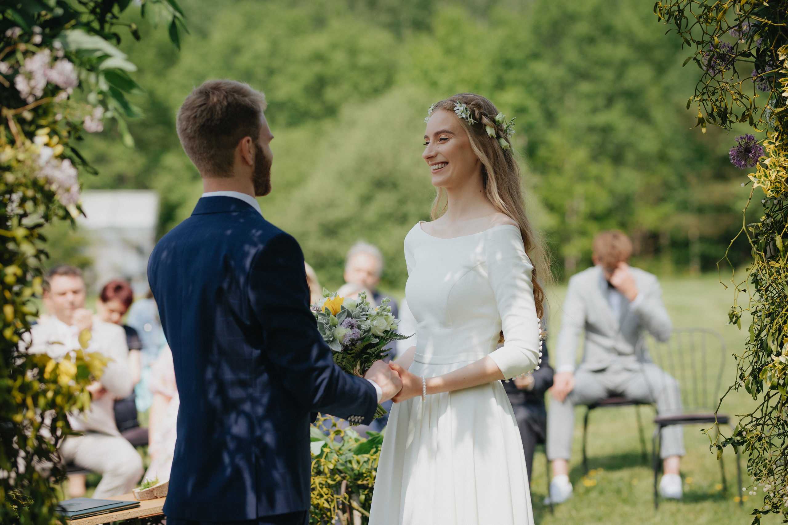 Vestuvinė fotosesija Food in the wood