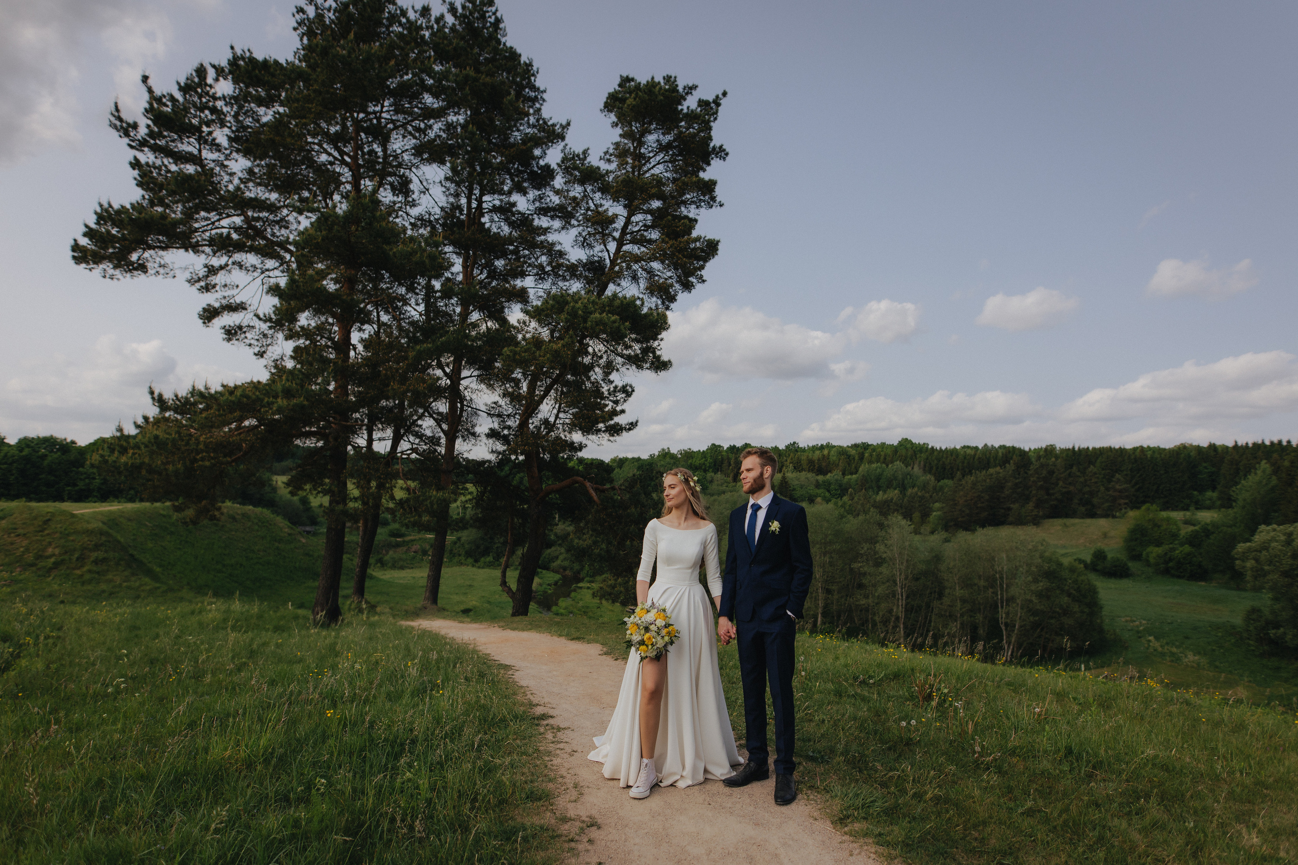 Vestuvinė fotosesija Food in the wood