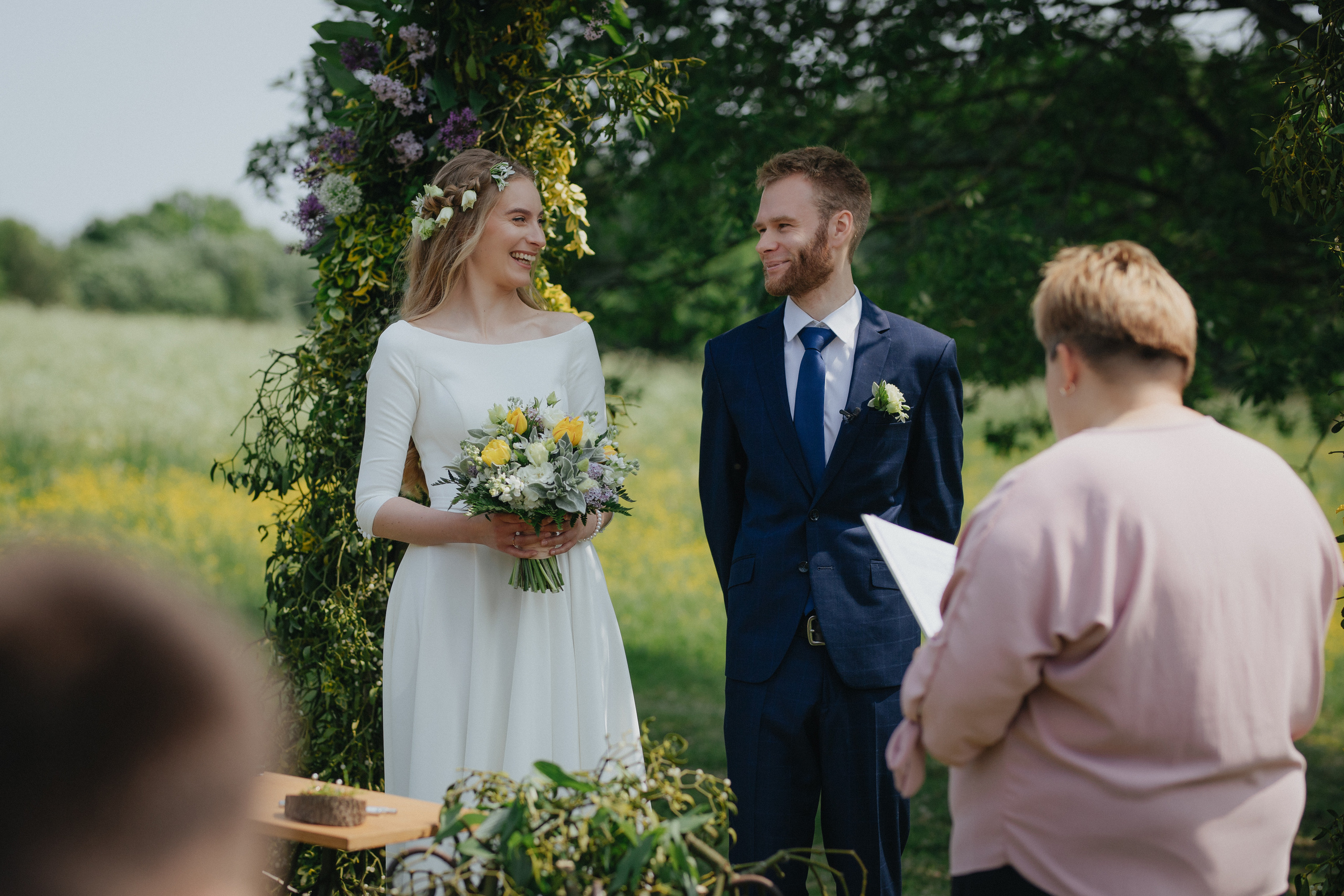 Vestuvinė fotosesija Food in the wood