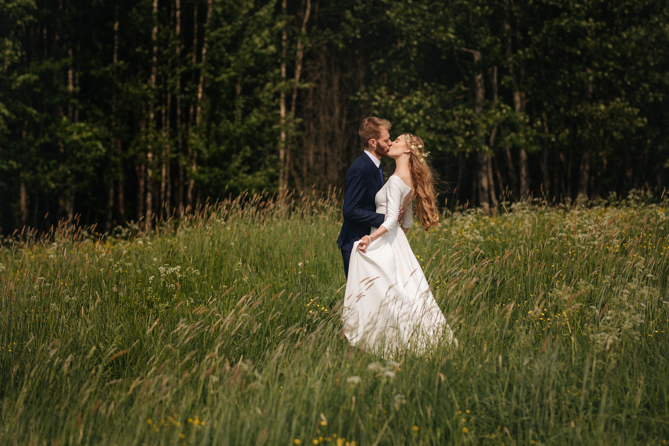 Vestuvinė fotosesija Food in the wood