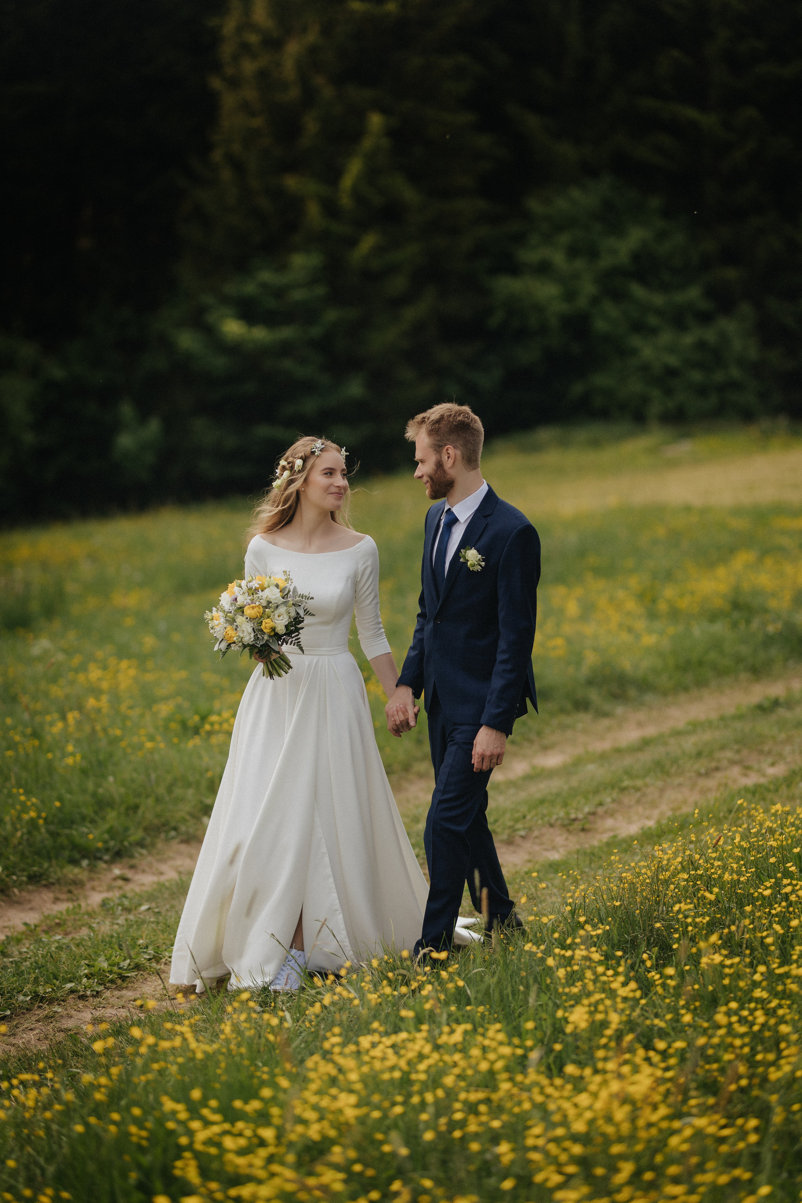 Vestuvinė fotosesija Food in the wood