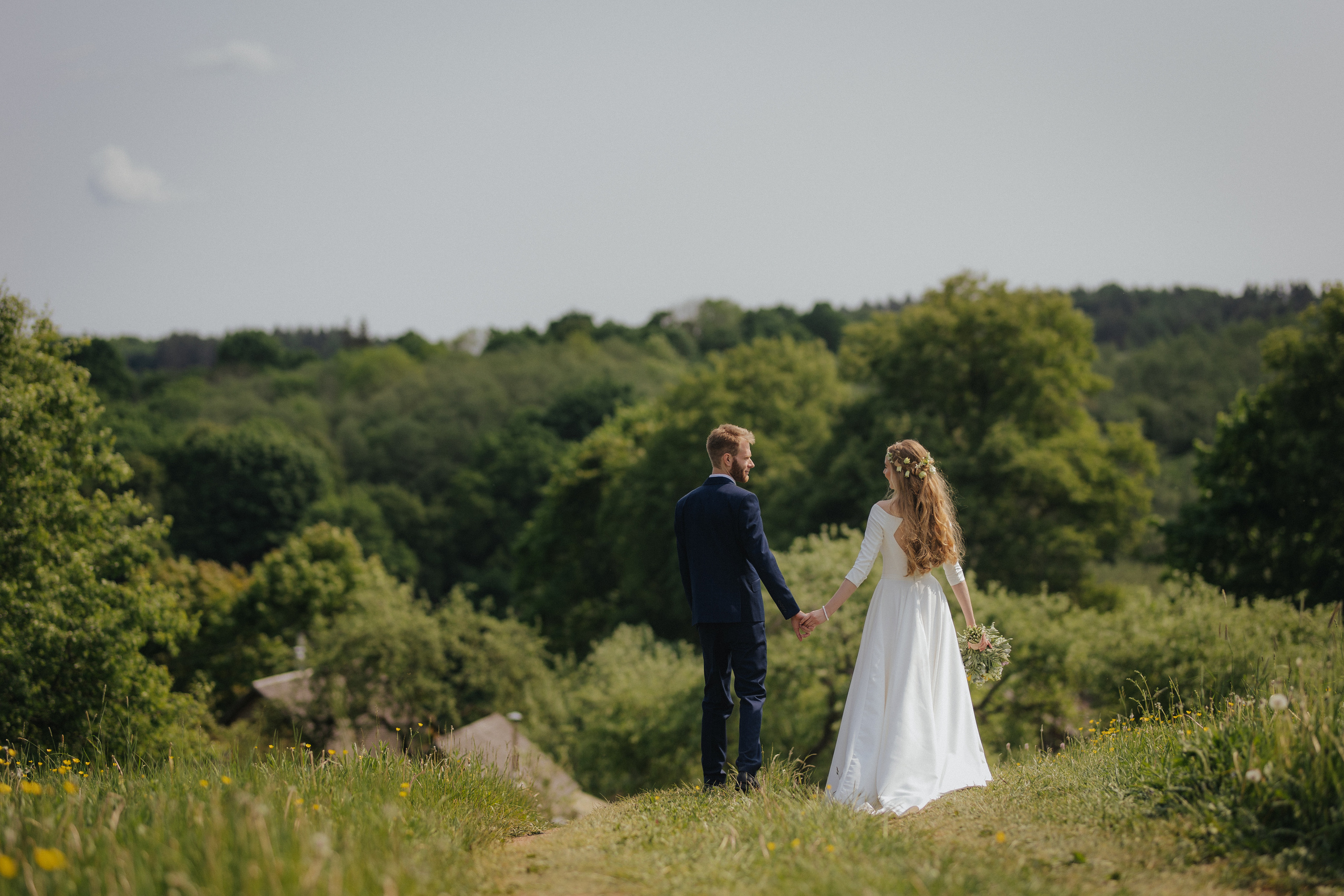 Vestuvinė fotosesija Food in the wood