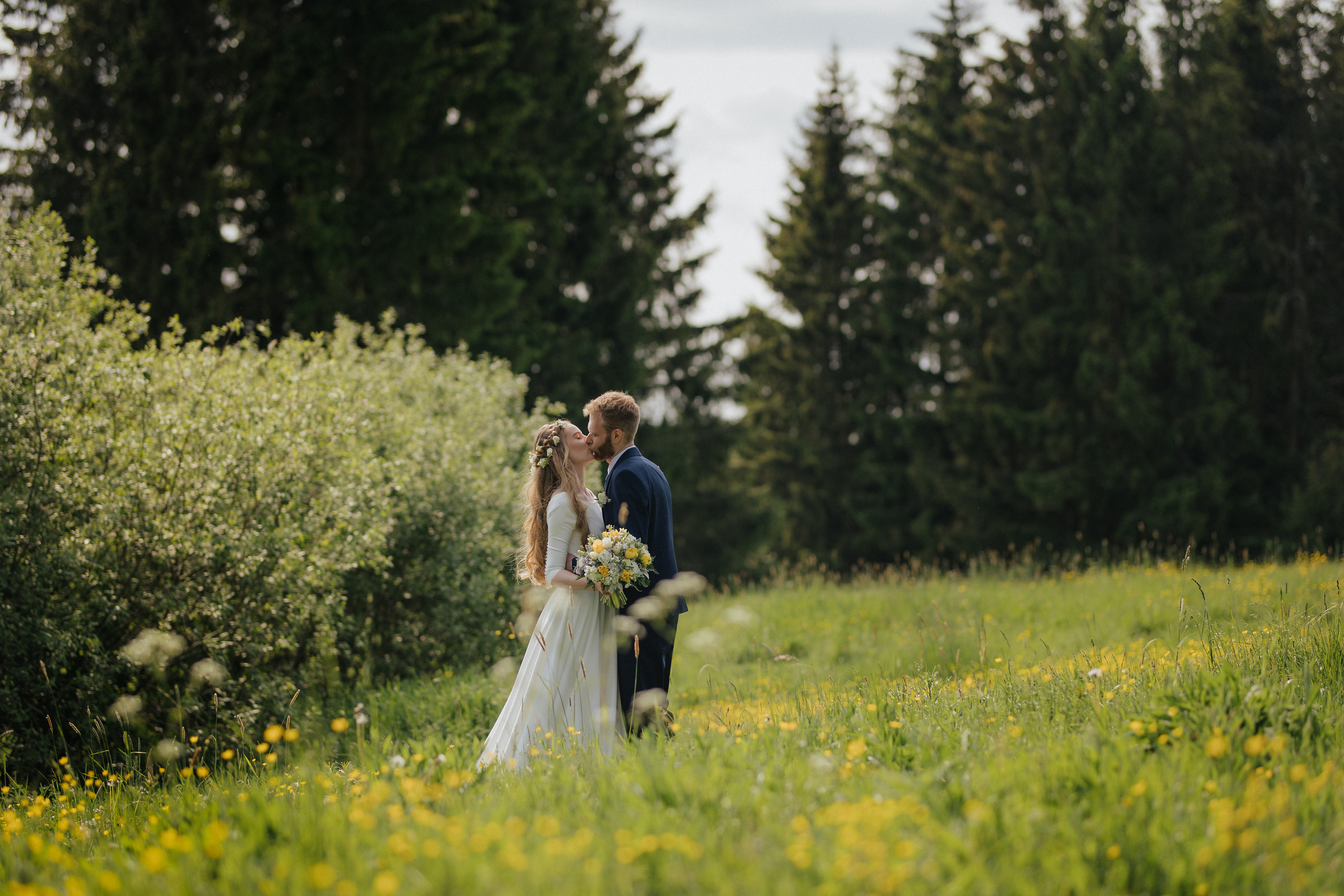 Vestuvinė fotosesija Food in the wood