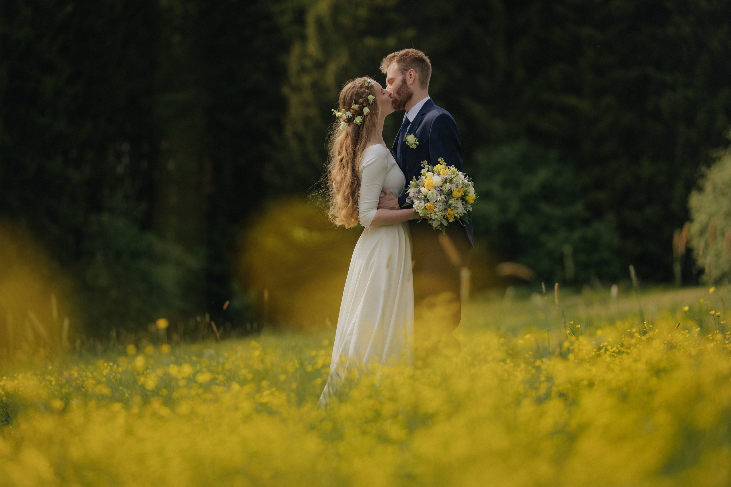 Vestuvinė fotosesija Food in the wood