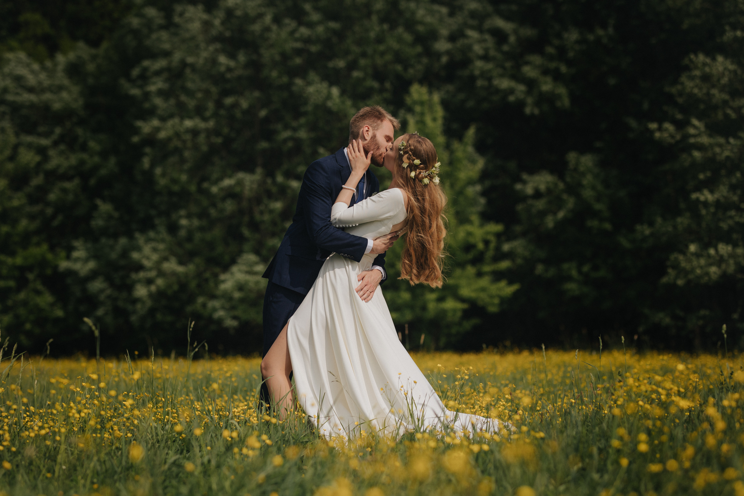 Vestuvinė fotosesija Food in the wood