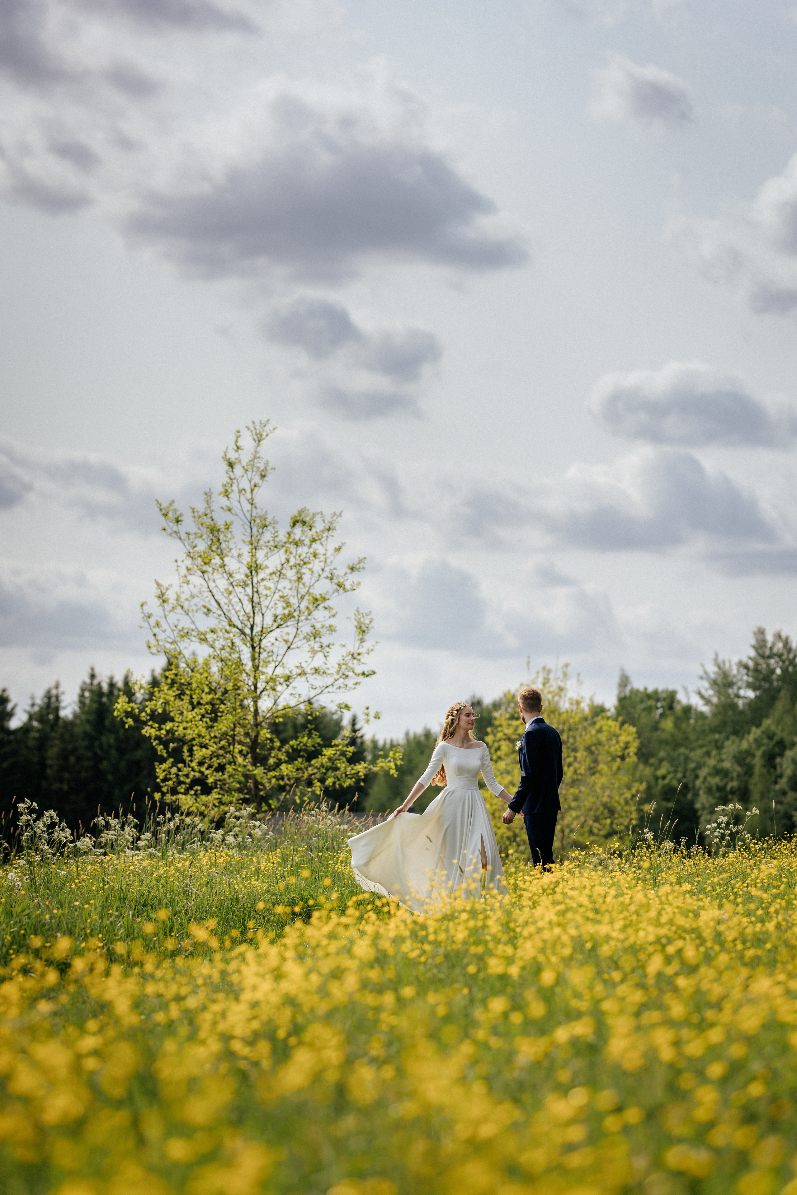 Vestuvinė fotosesija Food in the wood