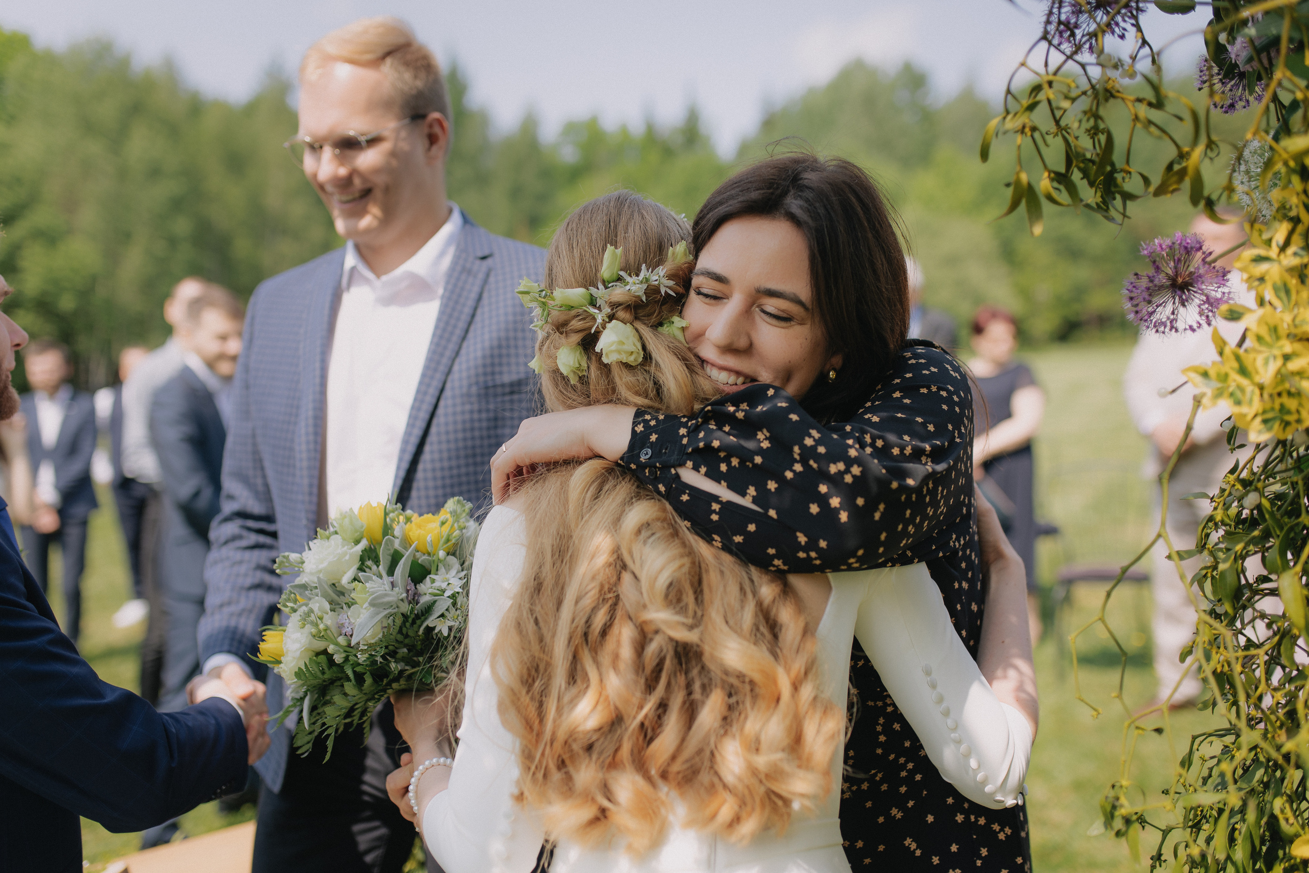 Vestuvinė fotosesija Food in the wood