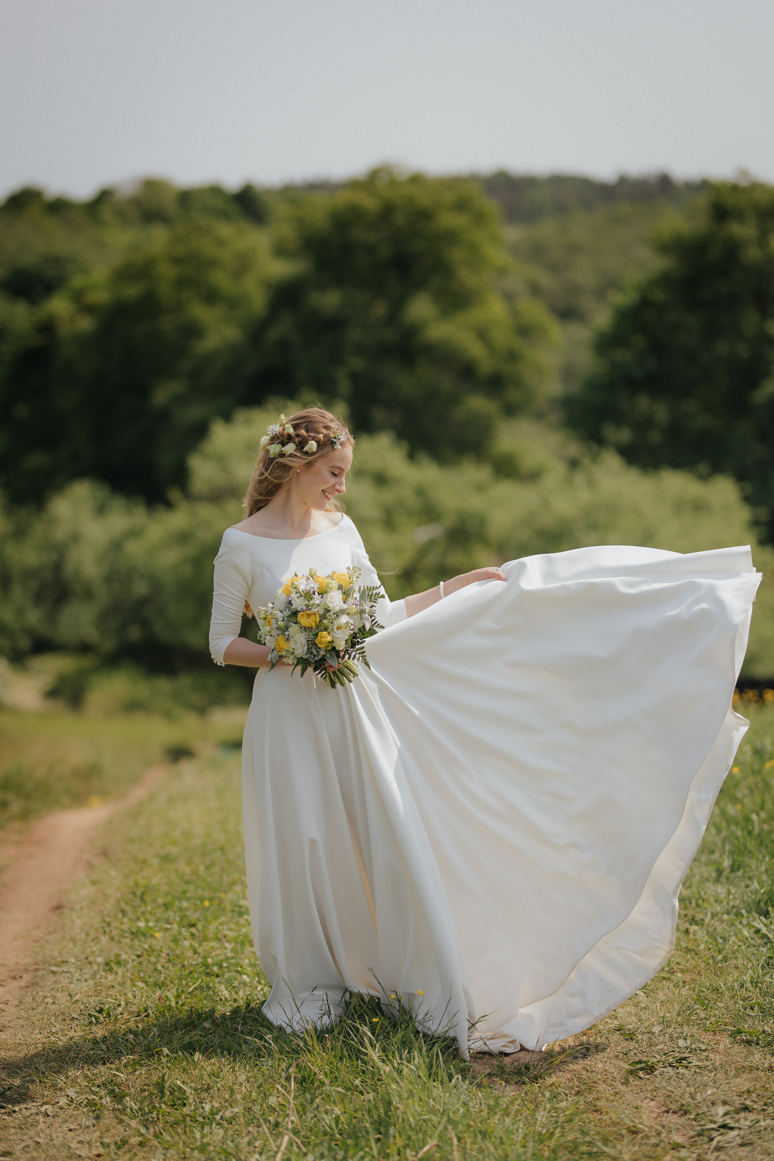 Vestuvinė fotosesija Food in the wood
