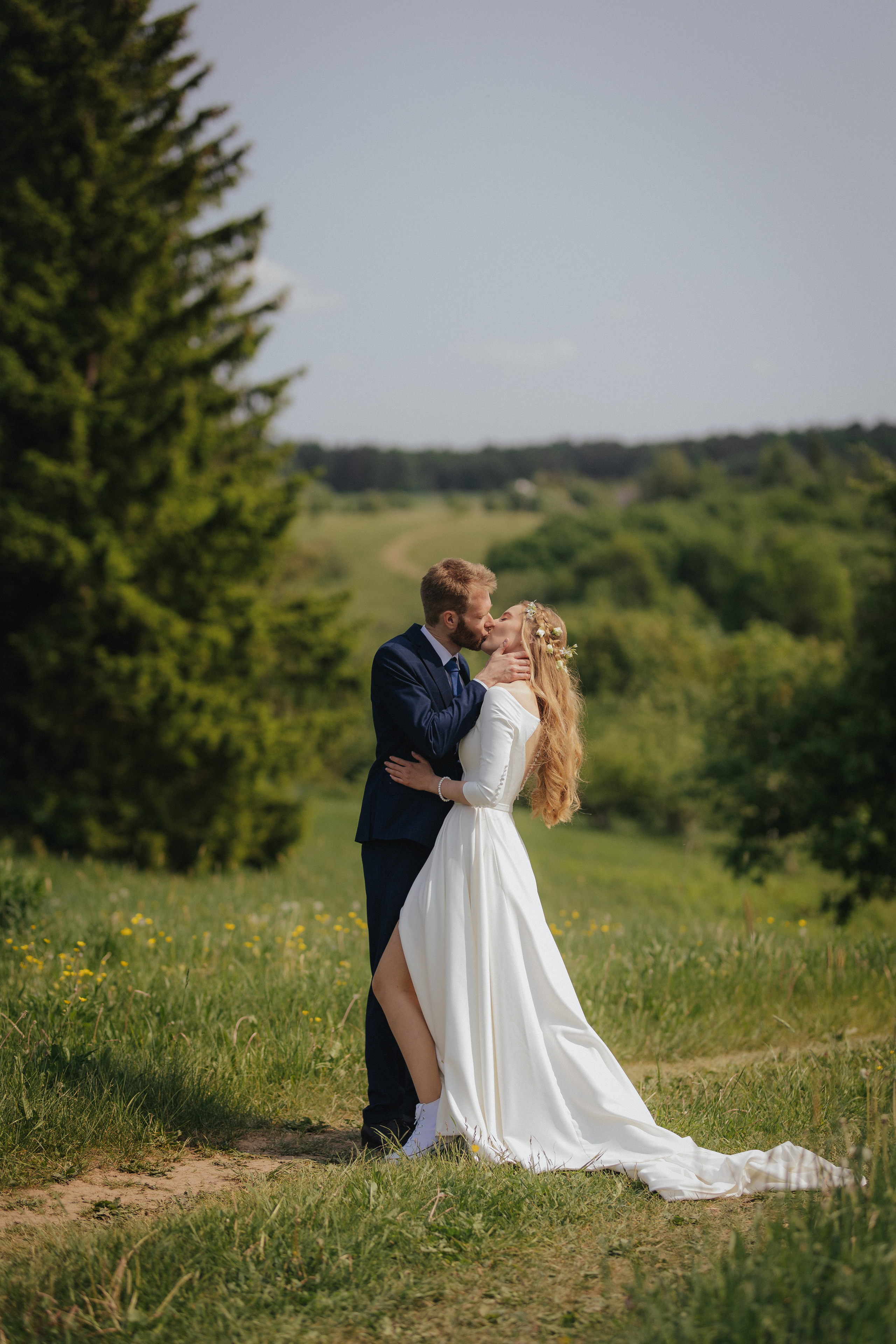 Vestuvinė fotosesija Food in the wood