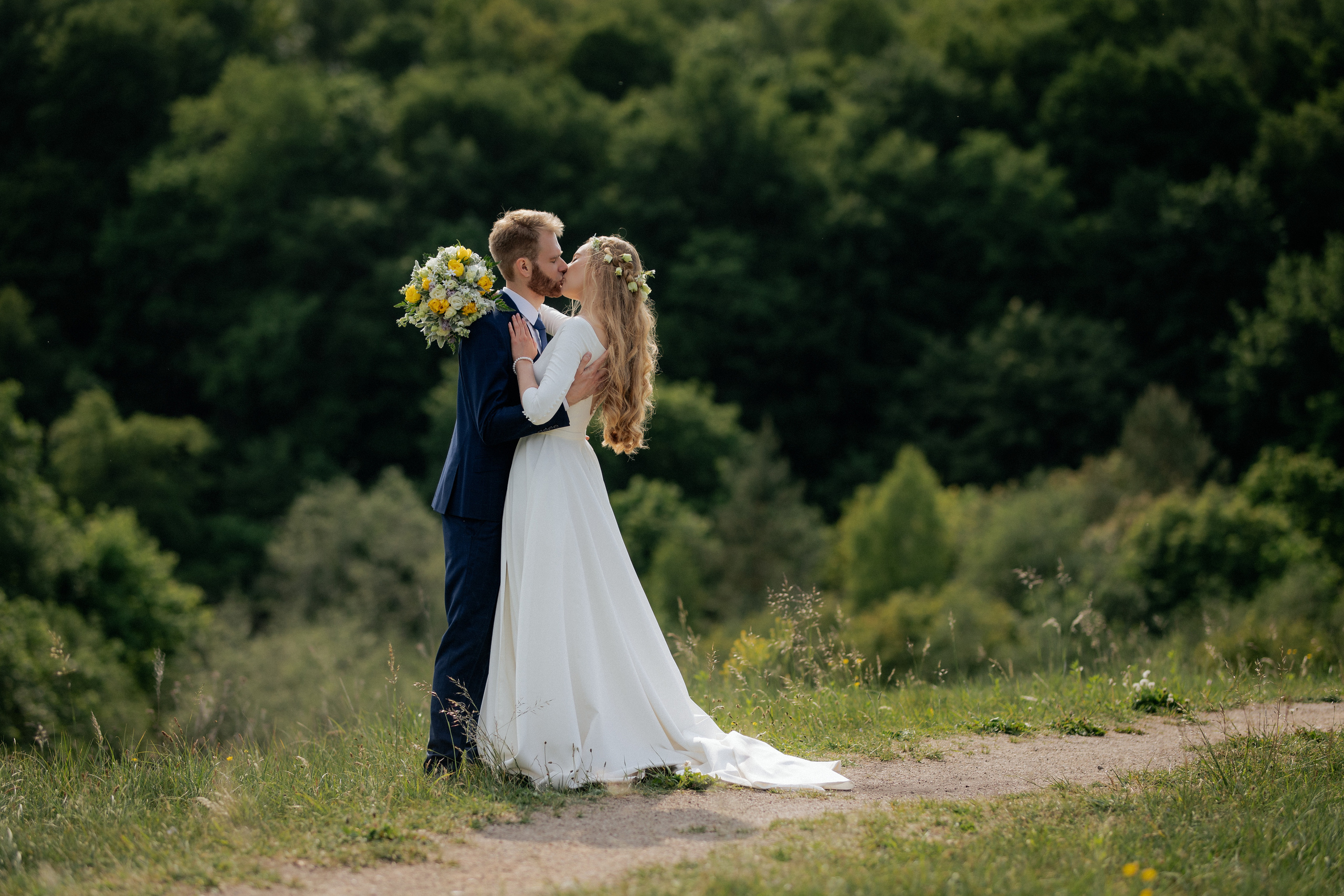 Vestuvinė fotosesija Food in the wood