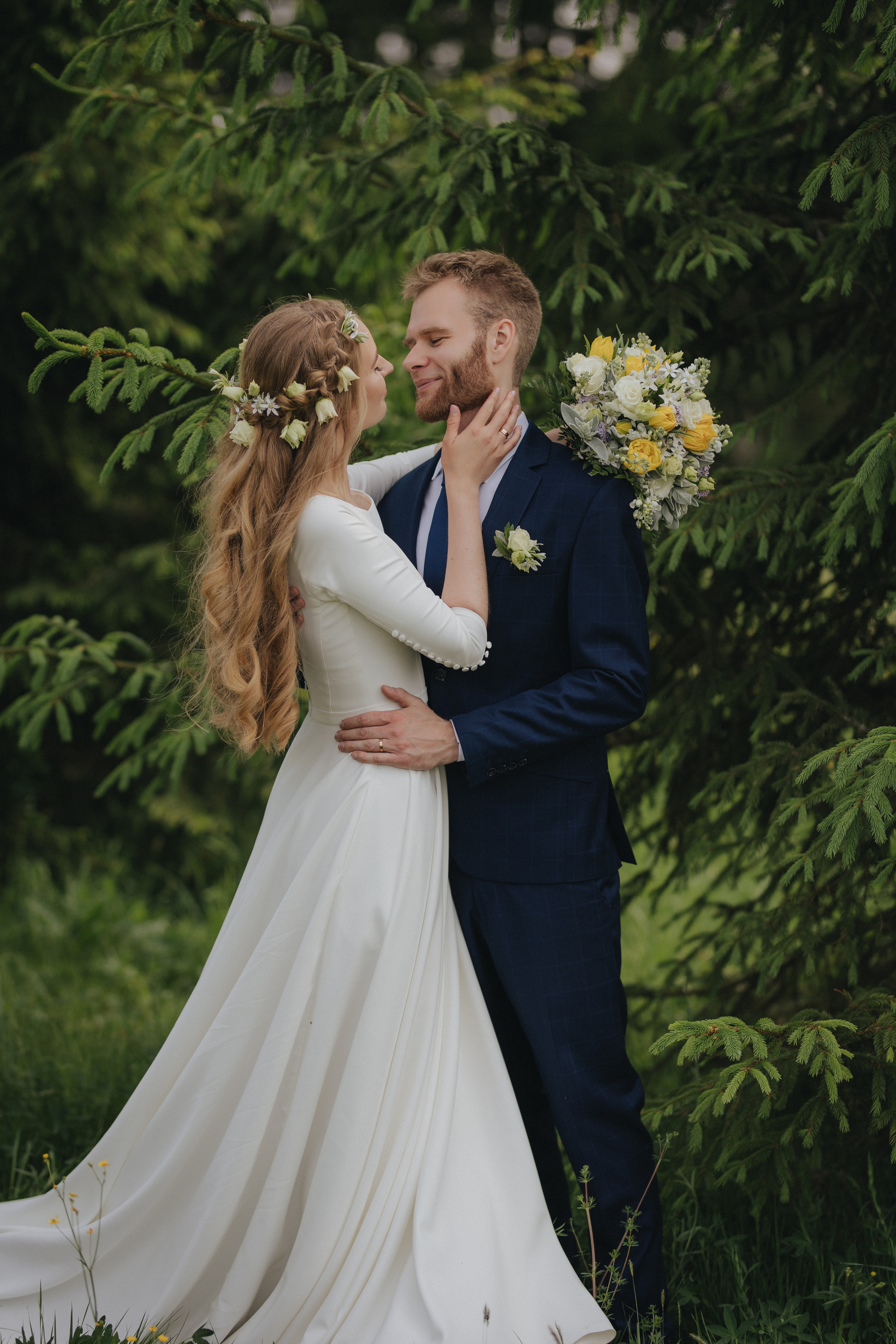 Vestuvinė fotosesija Food in the wood