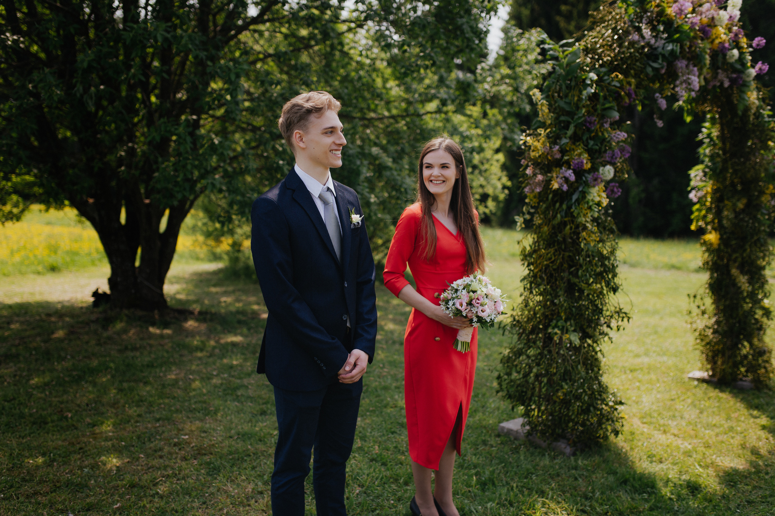 Vestuvinė fotosesija Food in the wood