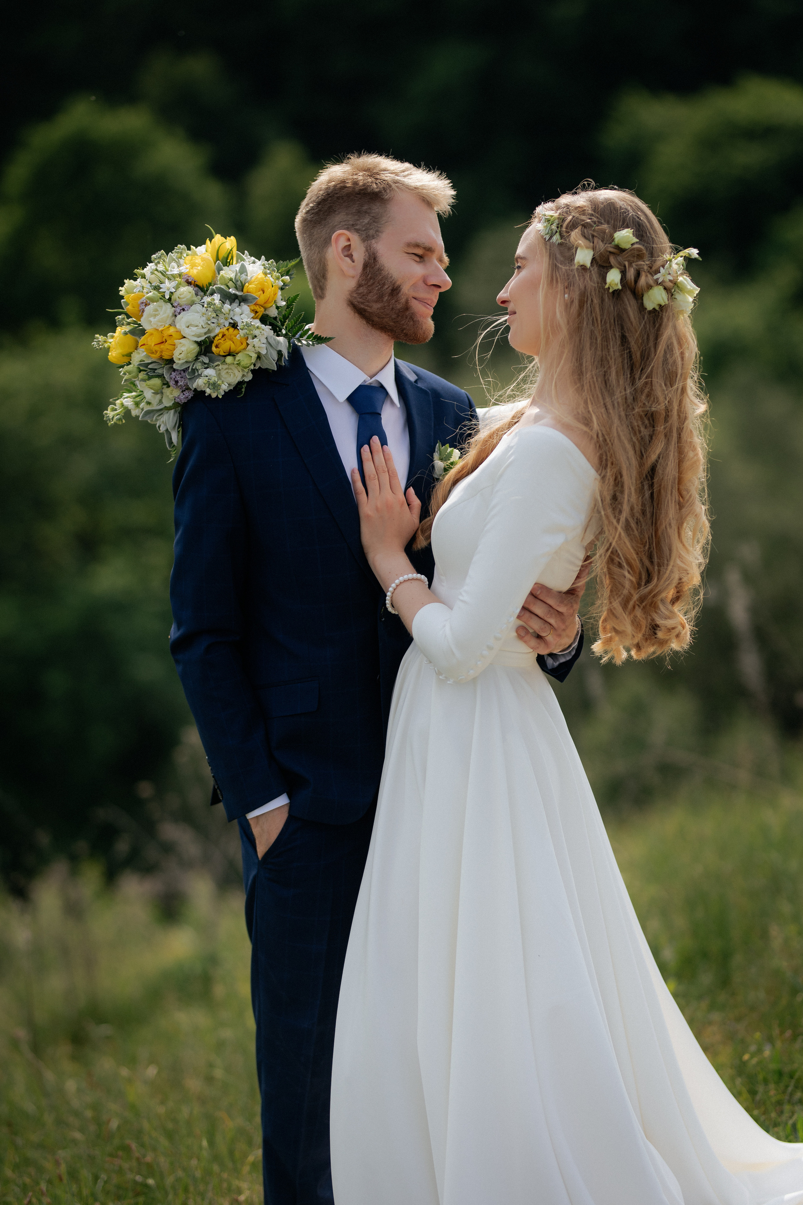 Vestuvinė fotosesija Food in the wood