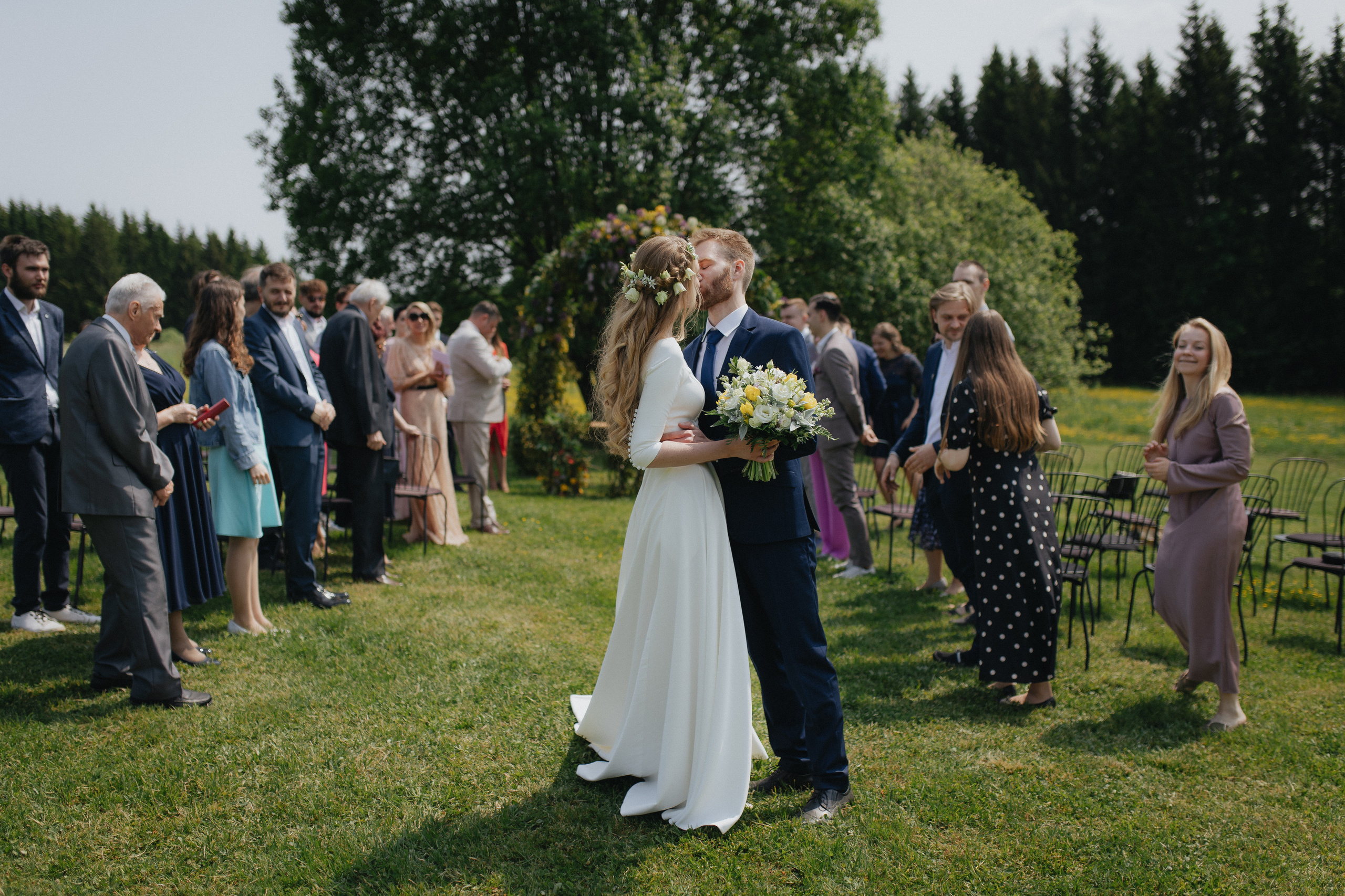 Vestuvinė fotosesija Food in the wood