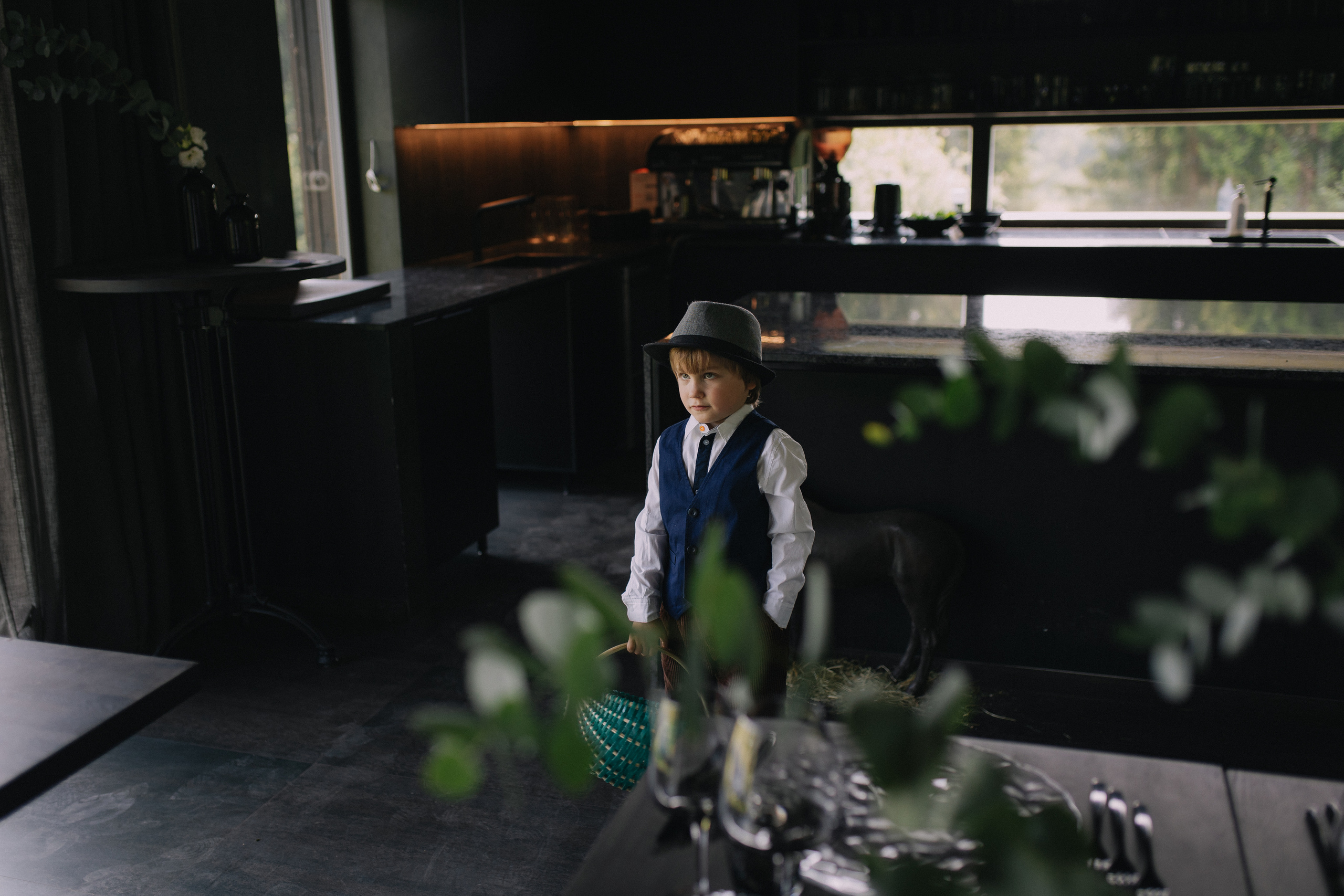 Vestuvinė fotosesija Food in the wood