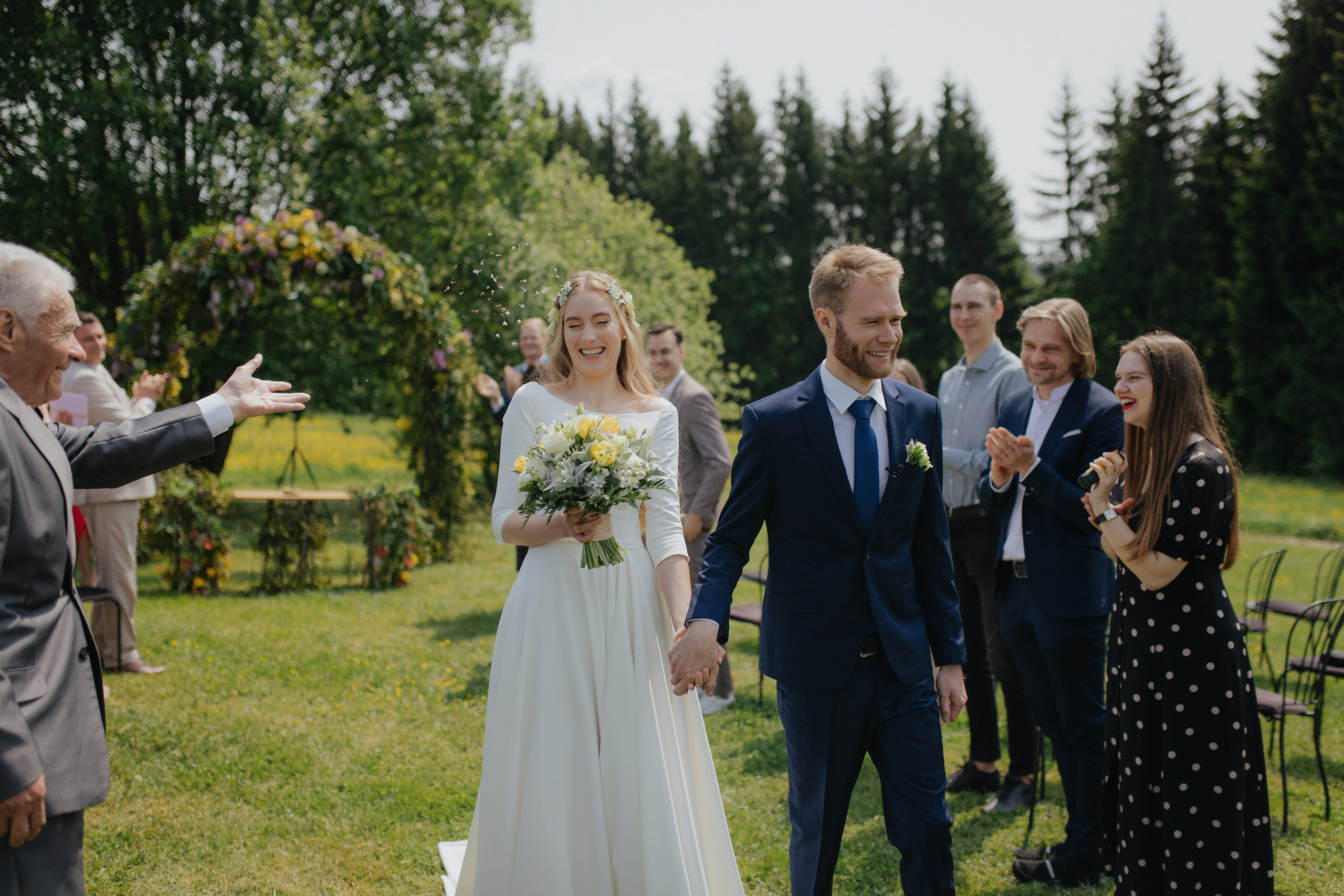 Vestuvinė fotosesija Food in the wood