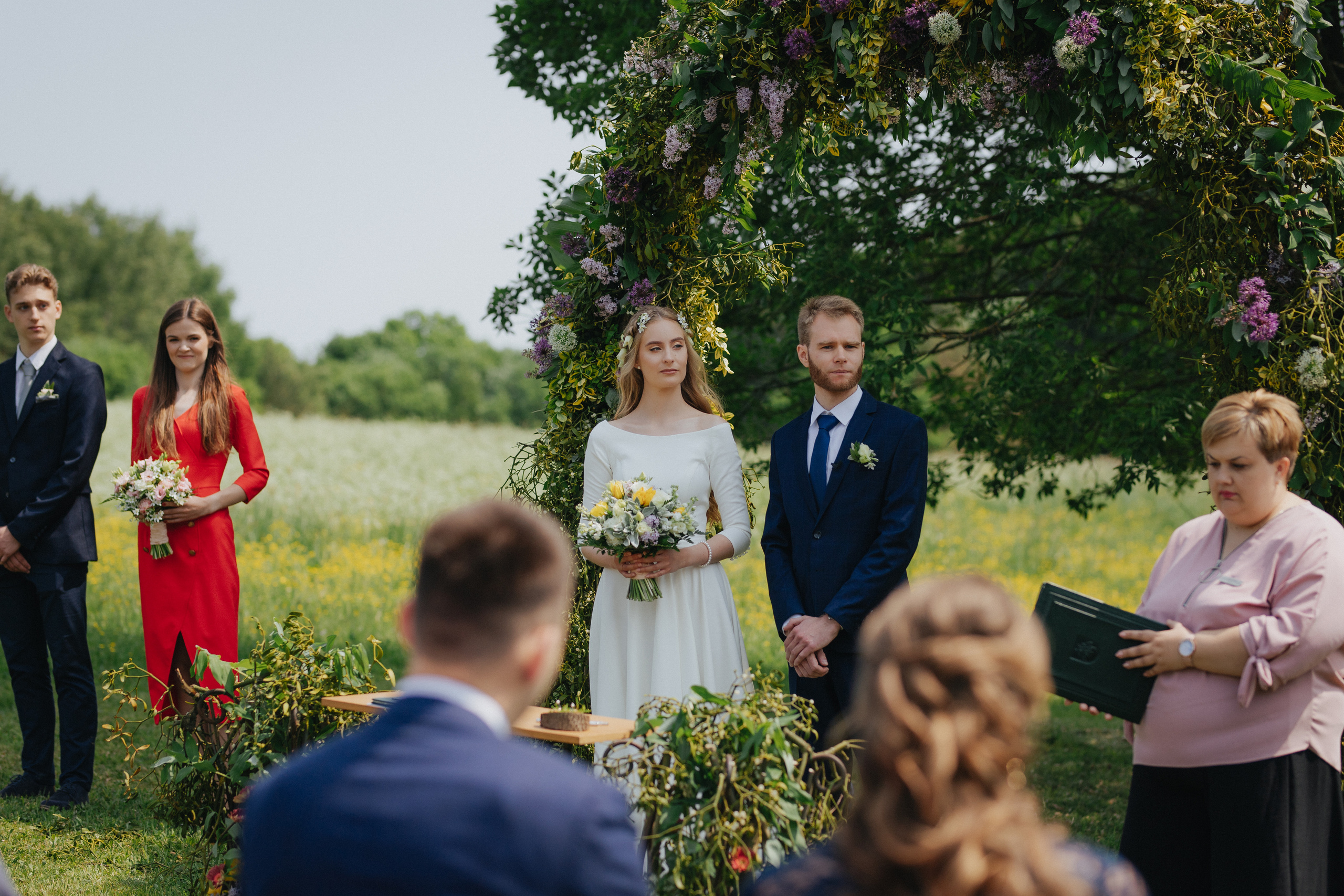 Vestuvinė fotosesija Food in the wood