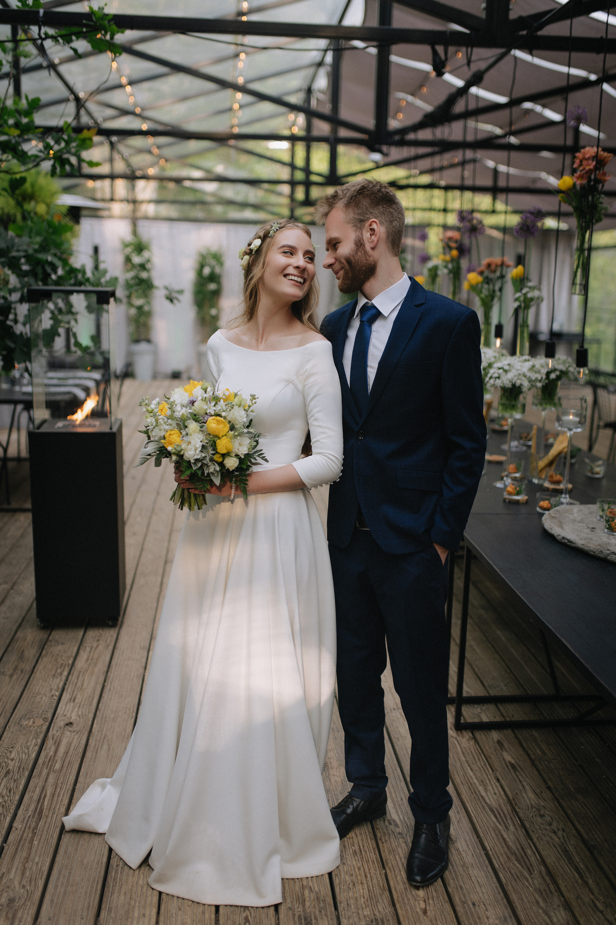 Vestuvinė fotosesija Food in the wood